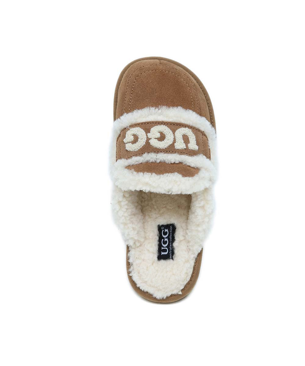 Women's UGG Violet Cozy Indoor/Outdoor Slippers - Soft Fleece Lined House Shoes for Winter Comfort - Perfect for Home, Lounge & Quick Errands