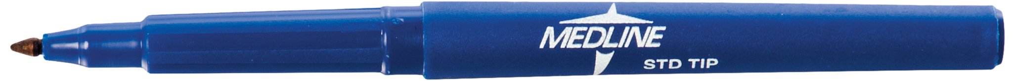 Medline Non-Sterile Skin Marker with Regular Tip - Pack of 100 | Surgical Marking Pen for Pre-Op Skin Marking, Tattoo Stenciling & Medical Procedures