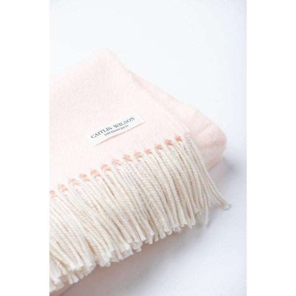 Soft Pink Herringbone Knit Throw Blanket - Cozy & Luxurious for Sofa, Bed, or Couch - Perfect for Home Decor, Gifts, and Winter Warmth