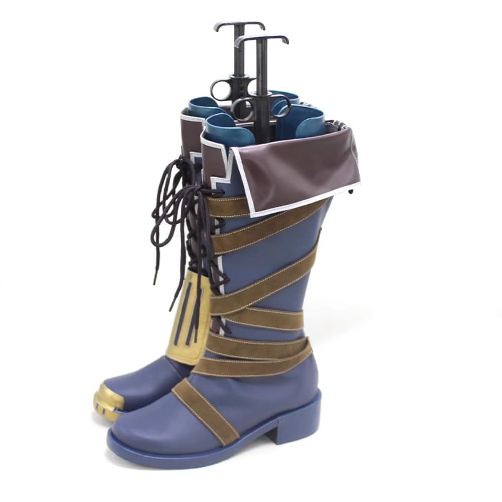 New Anime LOL Arcane Vi Cosplay Shoes - The Piltover Enforcer Boots for Women & Men | Halloween Costume, Gaming Conventions & Themed Parties