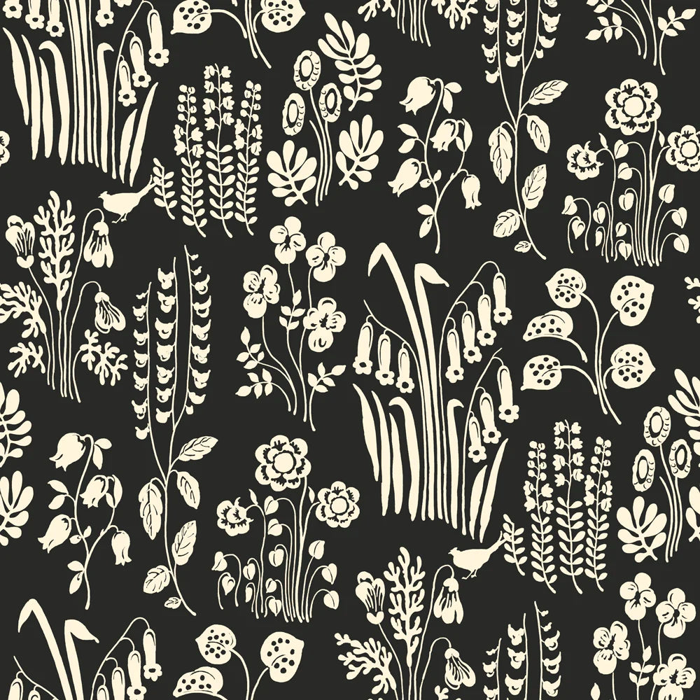 Zebra Black Floral