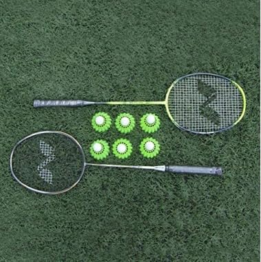 JS Enterprises | Premium Badminton Shuttlecock for Sports Games, Matches & Training | 6-Pack Durable Feather Shuttles for Outdoor & Indoor Play | Perfect for Backyard Fun, Gym Practice & Competitive Tournaments