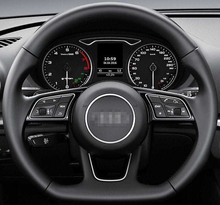 Premium Forged Carbon Fiber Steering Wheel Paddle Shifters for Audi A3 A4 A5 A7 Q5 Q7 - Upgrade Your Driving Experience with Sporty Gear Shifting (Perfect for Racing & Performance Driving)