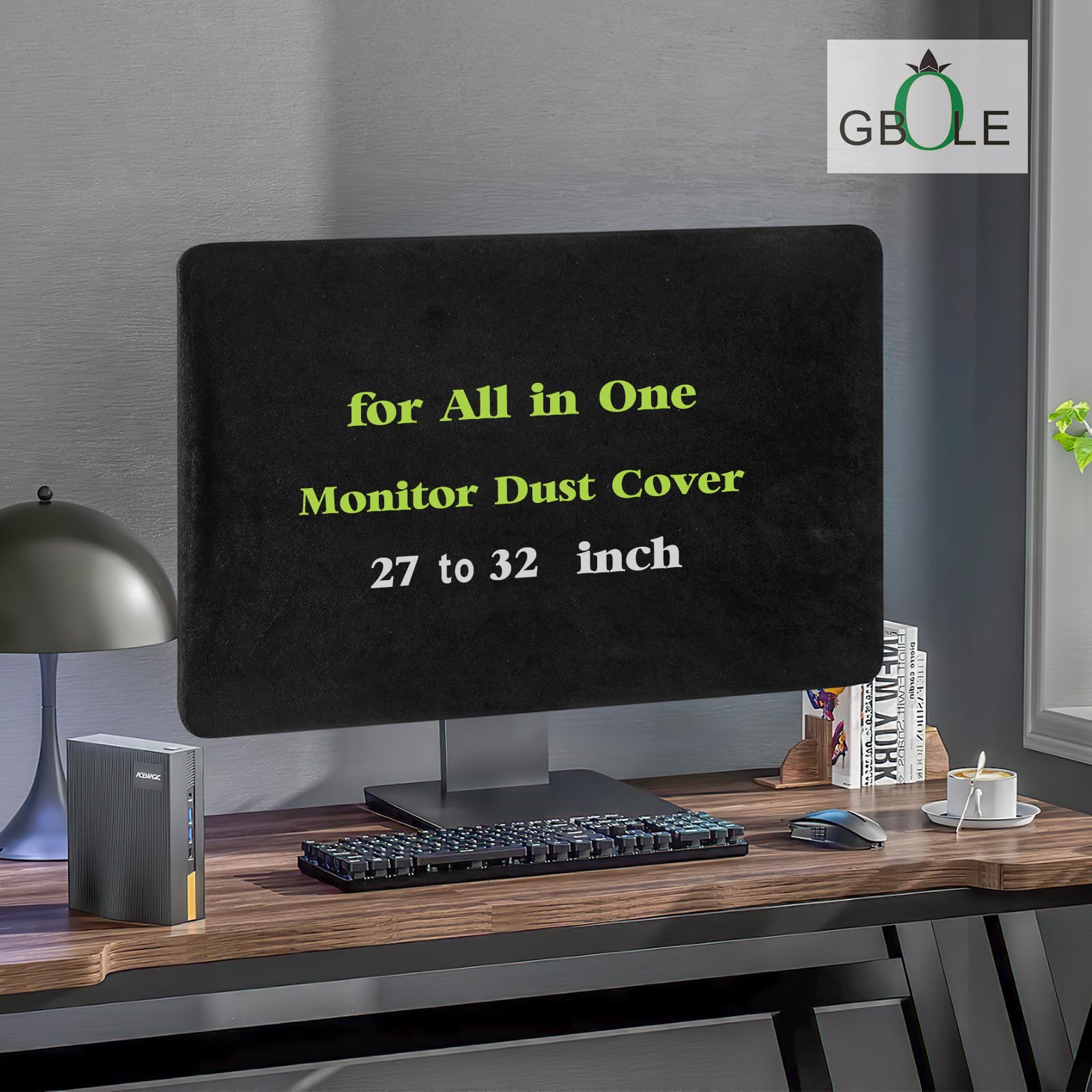 27 Inch Monitor Dust Cover - Anti-Static Dustproof LCD Screen Protector for iMac & All-in-One Computers, Desktop & TV (Perfect for Home Office, Studio & Entertainment Setup)