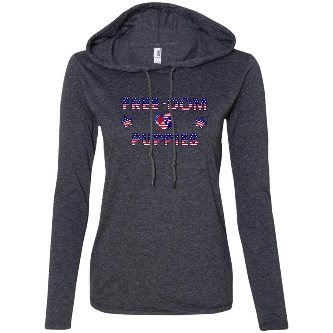 WineyBitches.Co Free Dom Puppies Women's Long Sleeve T-Shirt & Hoodie - Perfect for Casual Wear, Dog Lovers, and Wine Tasting Events
