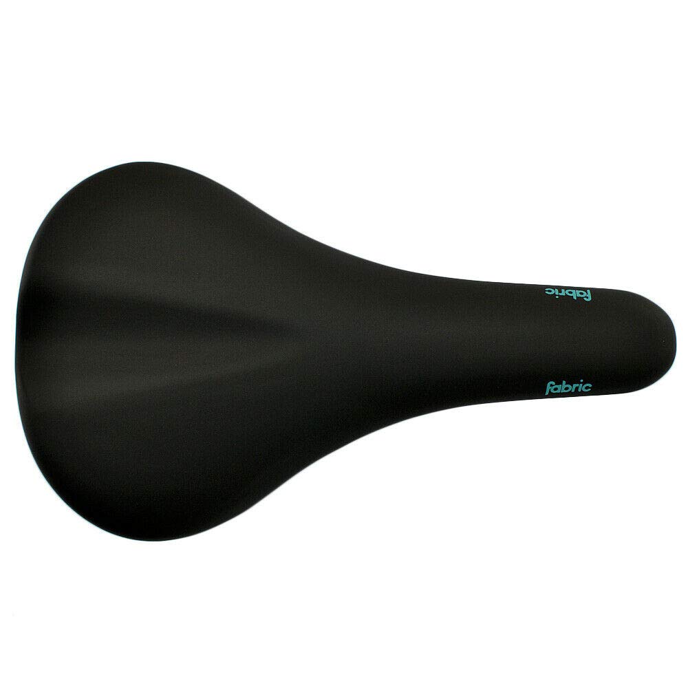 Premium Fabric Scoop Elite Gel Radius MTB & Road Bike Comfort Saddle - Ergonomic Design for Long Rides (Black/Blue, VL1952) | Ideal for Mountain Biking, Road Cycling & Commuting