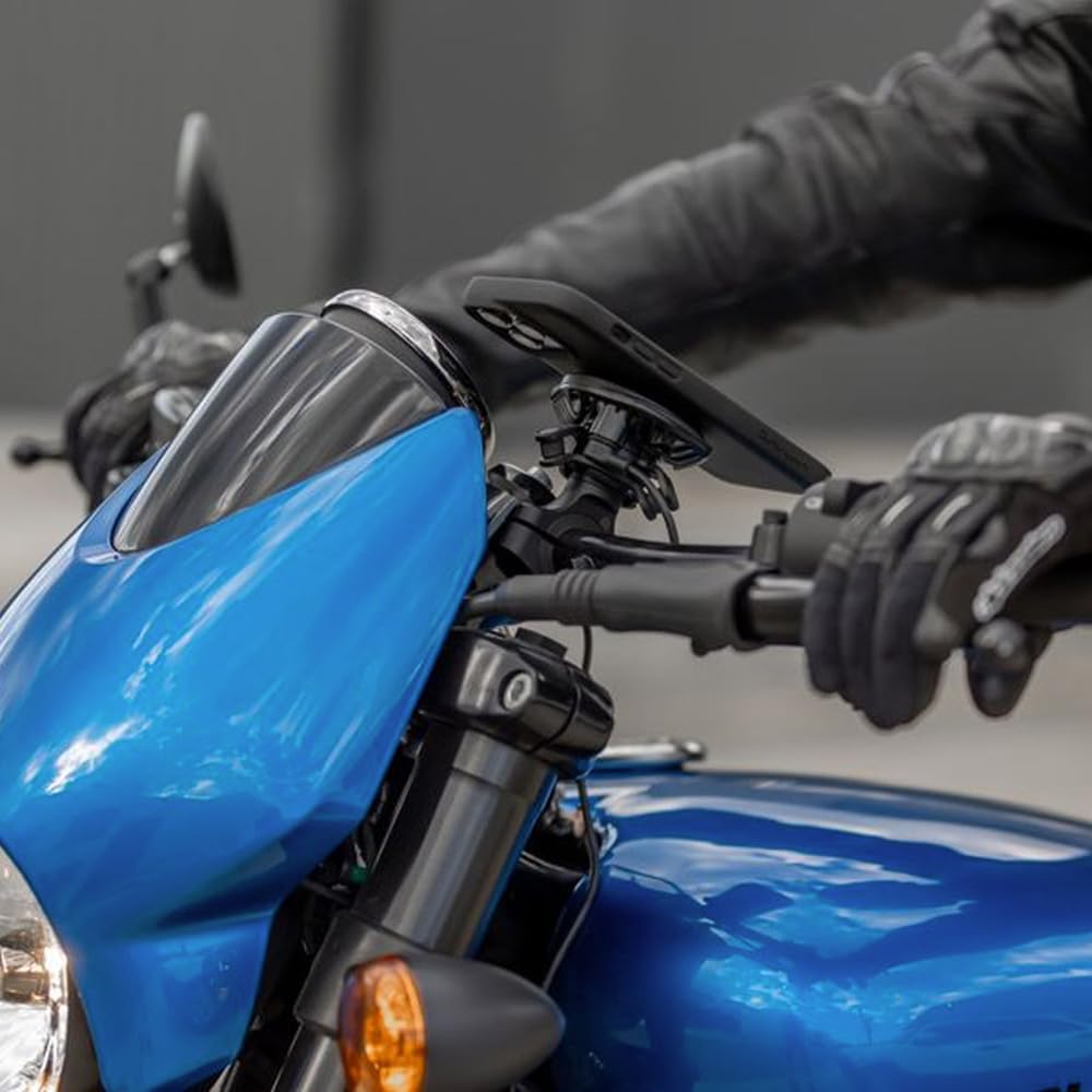 Quad Lock Motorcycle Handlebar Mount PRO Kit with Vibration Dampener - Compatible with iPhone 14 Pro Max MAG Case | Secure Phone Holder for Adventure Riding, Commuting & Off-Road Motorcycles