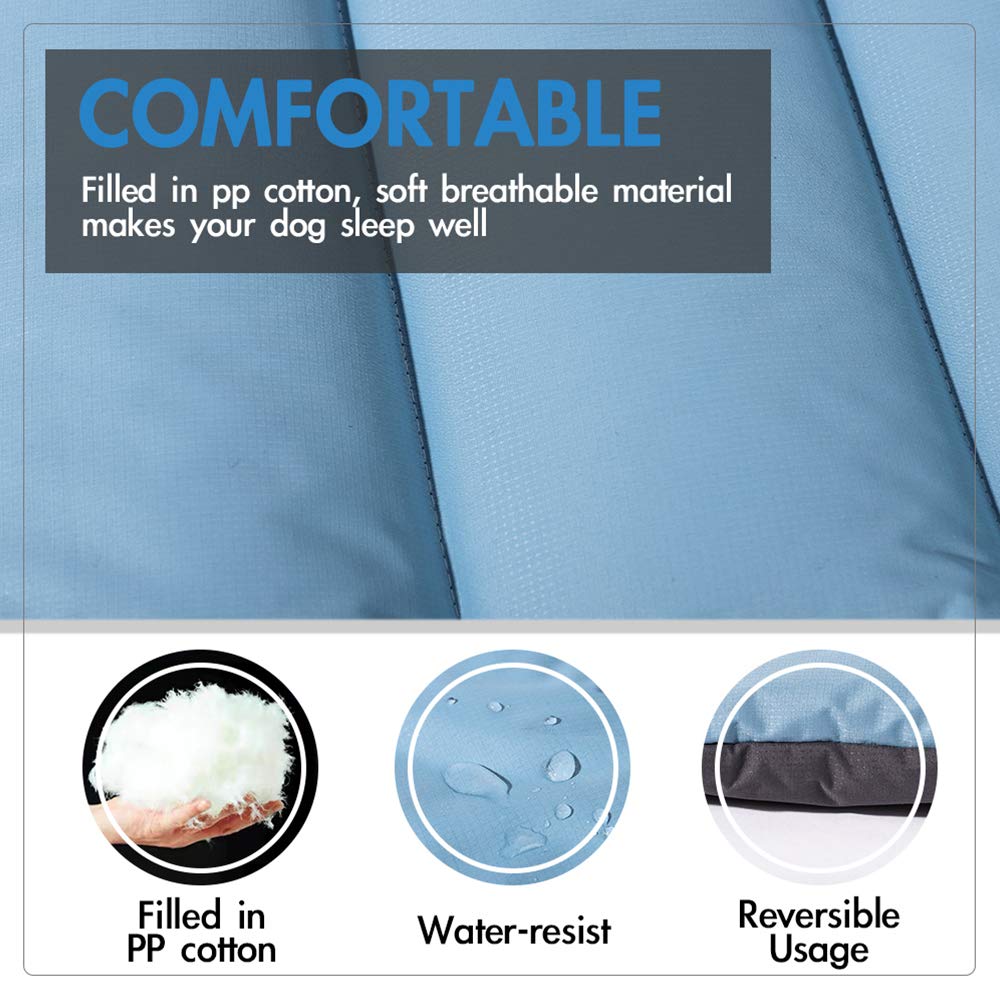 Waterproof Outdoor Dog Bed - Large, Durable & Washable Pet Mat for Camping, Travel & Home Use - Portable Water-Resistant Dog Sleeping Pad