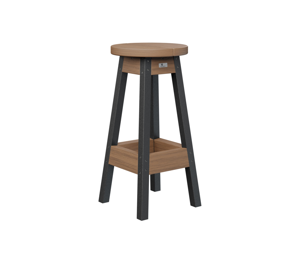 Berlin Gardens Outdoor Bar Stool - Weather-Resistant Patio Bar Height Stool for Backyard, Deck & Poolside - Perfect for Outdoor Dining, Entertaining & Relaxation