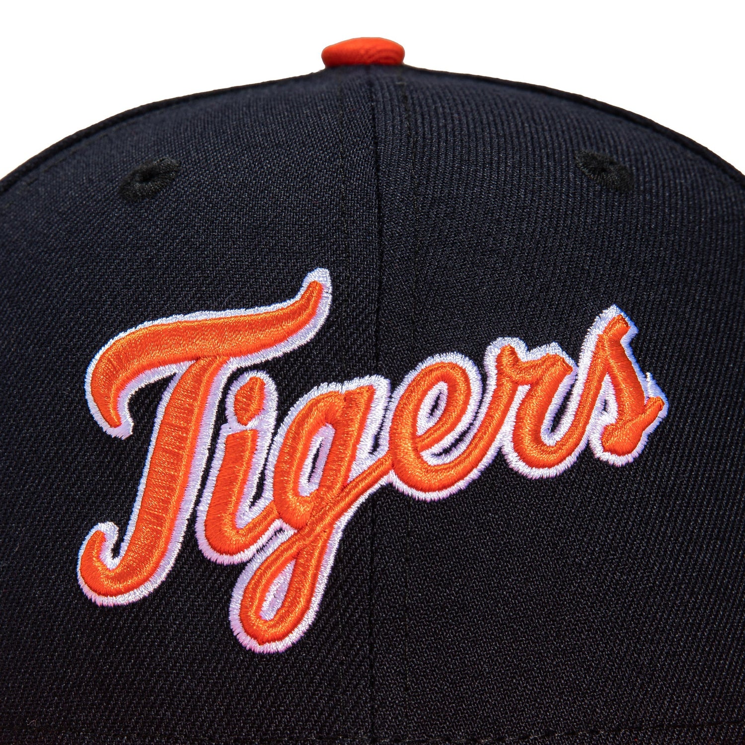 New Era 59Fifty Detroit Tigers 2000 Inaugural Patch Snapback Hat - Navy & Orange Baseball Cap for Men & Women - Perfect for MLB Games, Sports Events & Streetwear Fashion