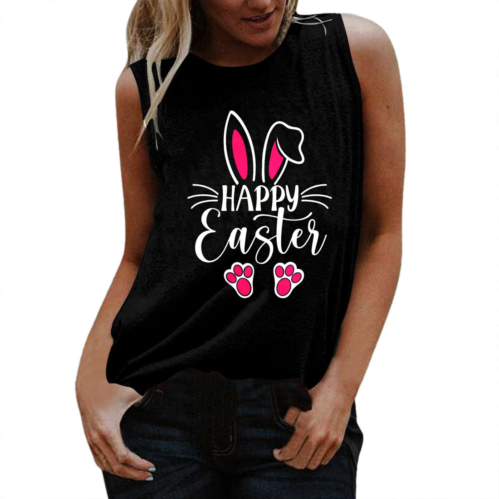 Women's Ribbed Seamless Crop Tank Top - Sexy Sleeveless Shirt Without Padding - Black Large - Perfect for Summer Outfits, Gym Wear & Casual Street Style