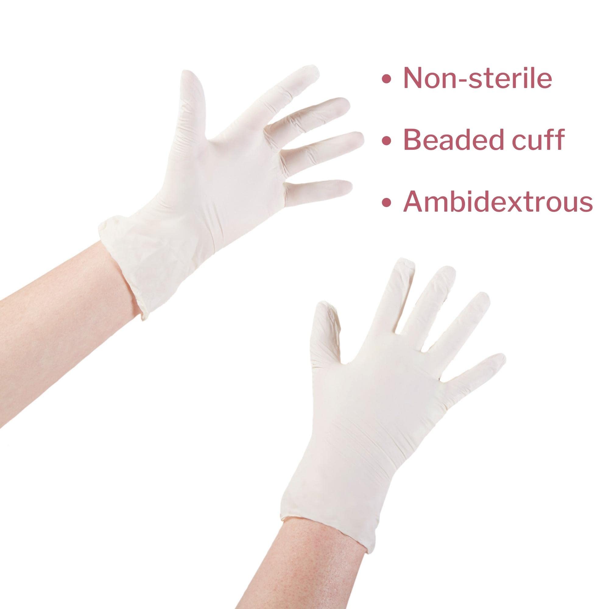 McKesson 14 818 Vinyl Exam Gloves - Non-Sterile, Powder-Free, Large (1000 Count) - Ideal for Medical Checkups, Dental Visits & Food Handling