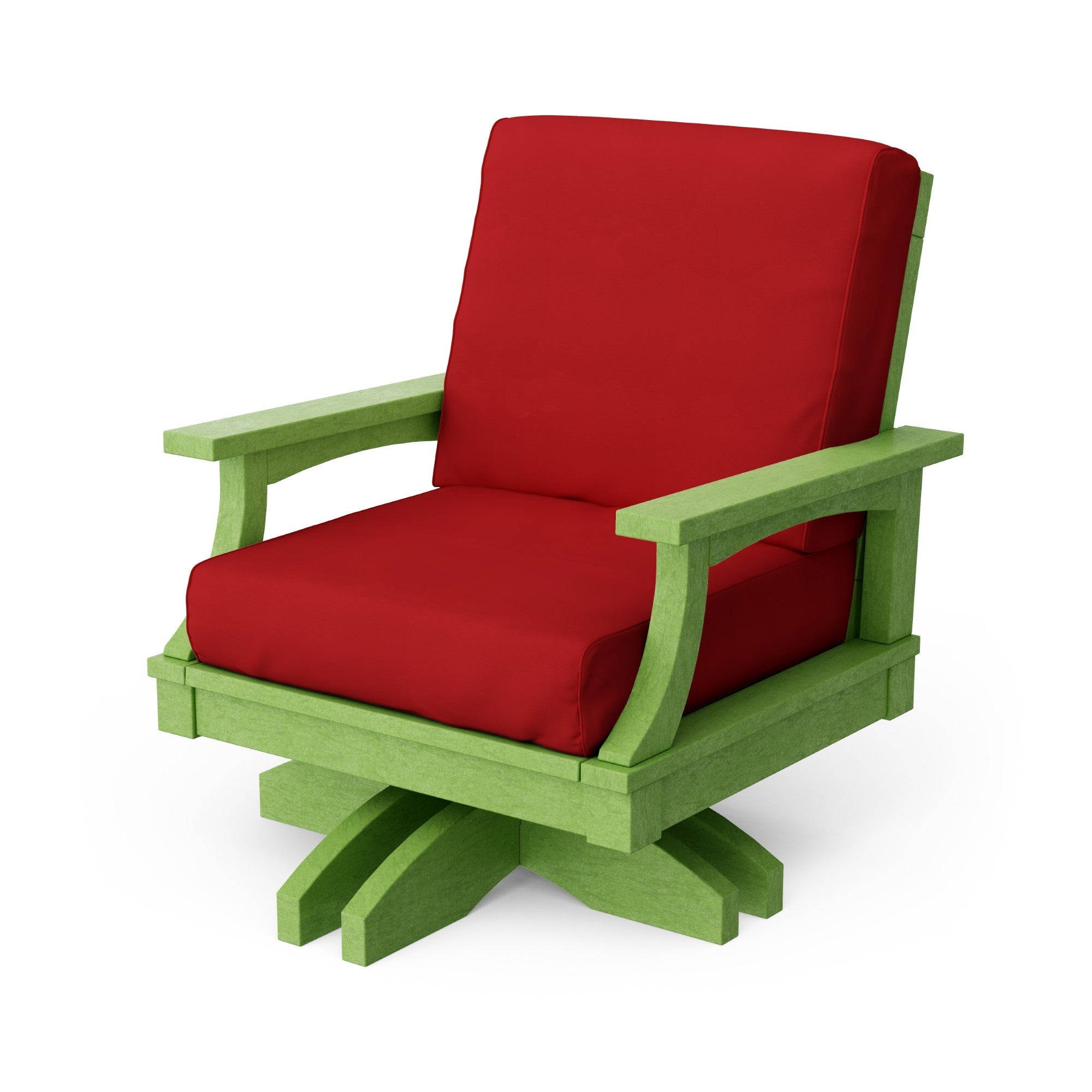 Heritage Deep Seating Swivel Chair - 360° Rotating Patio Lounge Chair with Cushions, Weather-Resistant Outdoor Furniture for Garden, Poolside & Backyard Relaxation