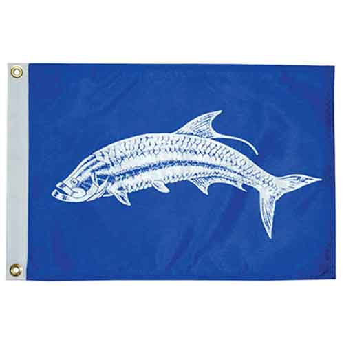 Tarpon Outrigger Flag for Fishing Boats - High Visibility Saltwater Fishing Accessory for Offshore & Deep Sea Angling