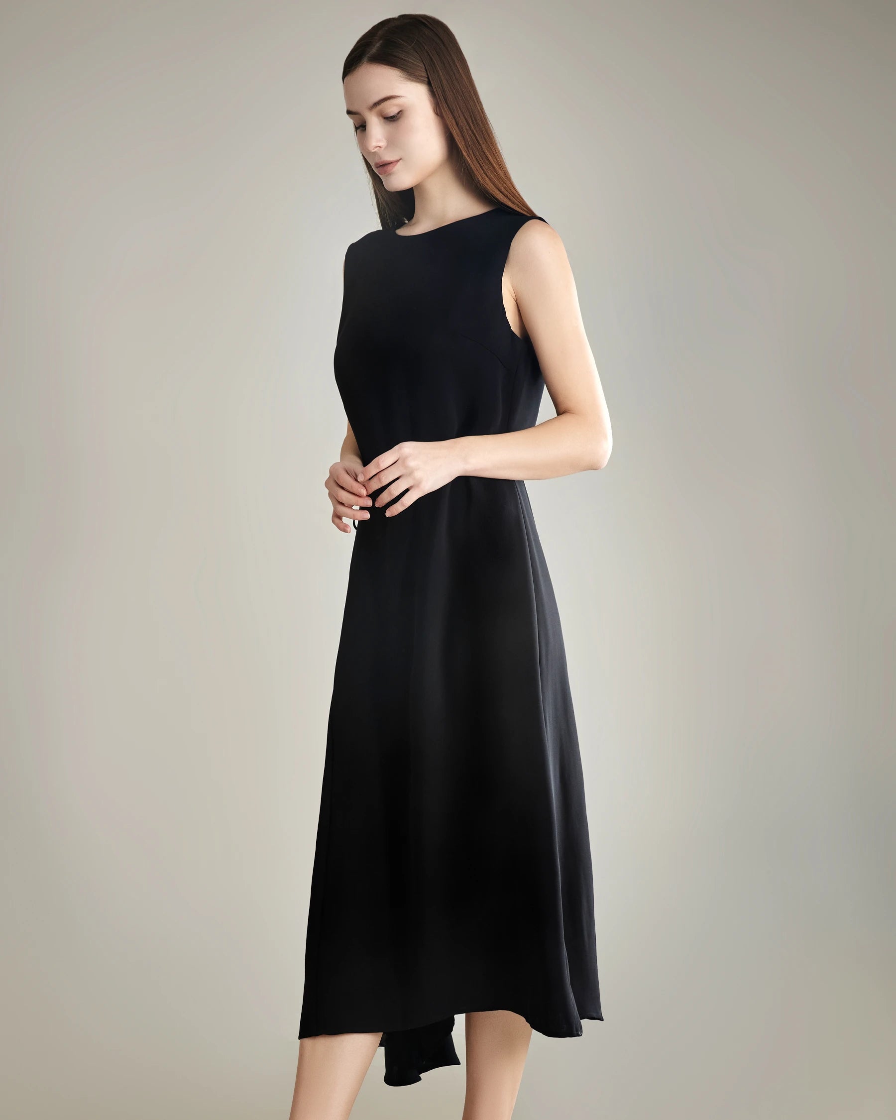 32 Momme Sleeveless Silk Dress for Women - Luxury Pure Mulberry Silk Summer Dress - Perfect for Weddings, Parties & Special Occasions