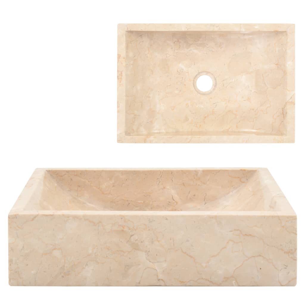 Premium FAMIROSA Marble Sink 17.7