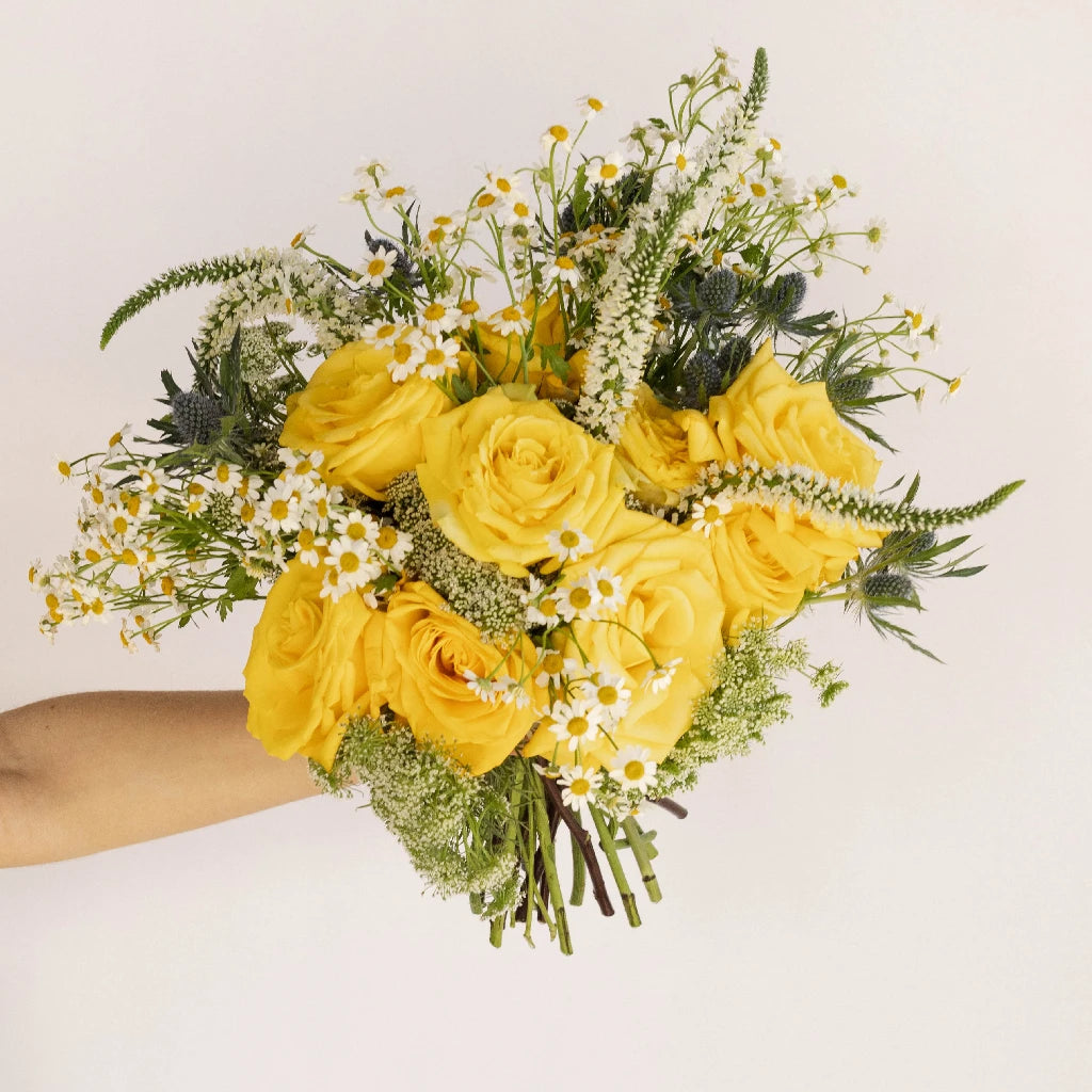 Boho Chic Flower Bouquet - Handmade Dried Floral Arrangement for Home Decor, Wedding Centerpieces & Bohemian Style Gifts