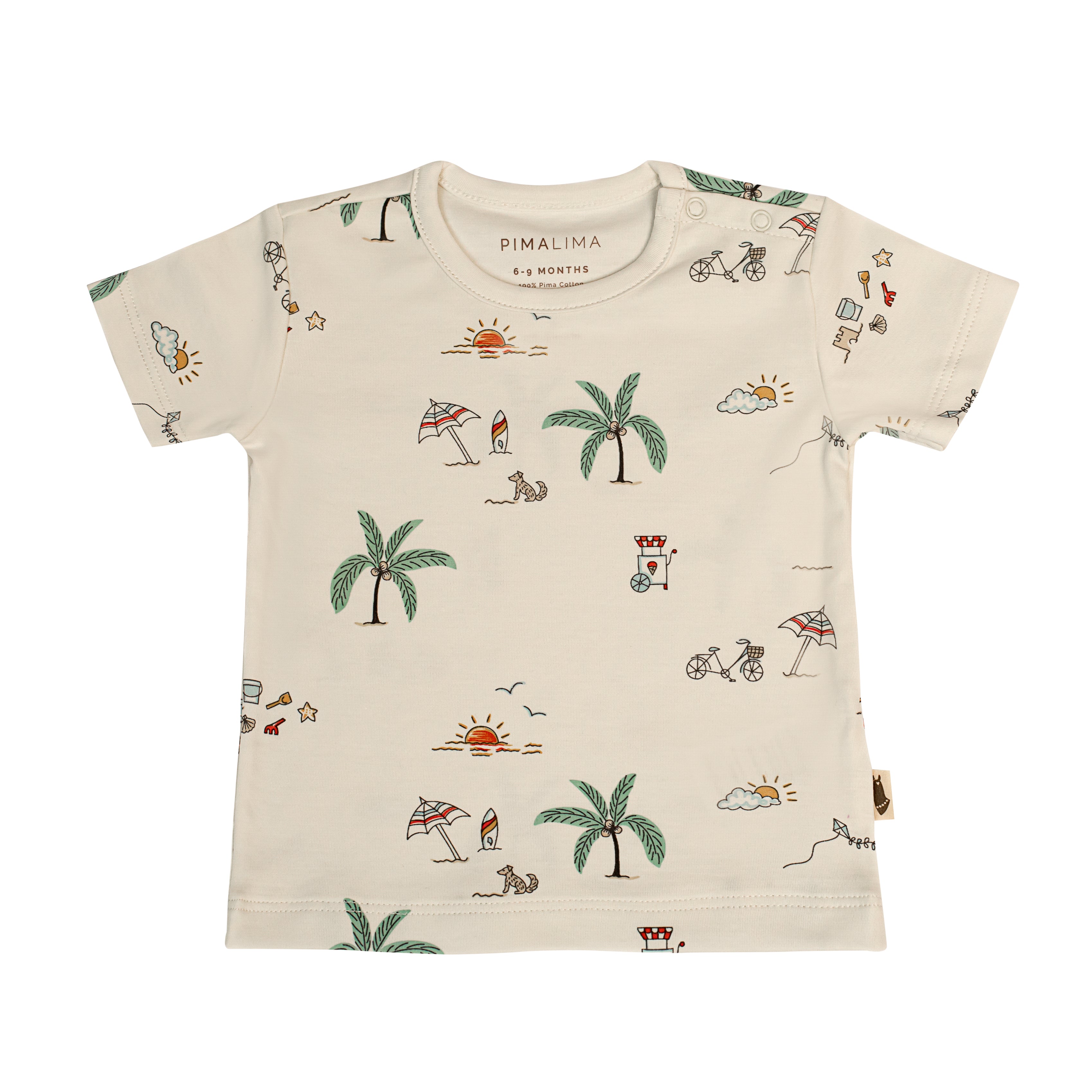 Organic Pima Cotton Baby Tee Shirts - Soft & Breathable Infant Tops for Boys & Girls | Perfect for Everyday Wear, Playdates & Family Photos