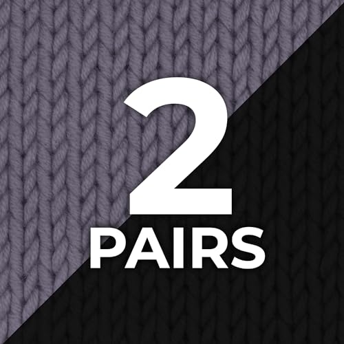 Gray / Black - 2 Pairs