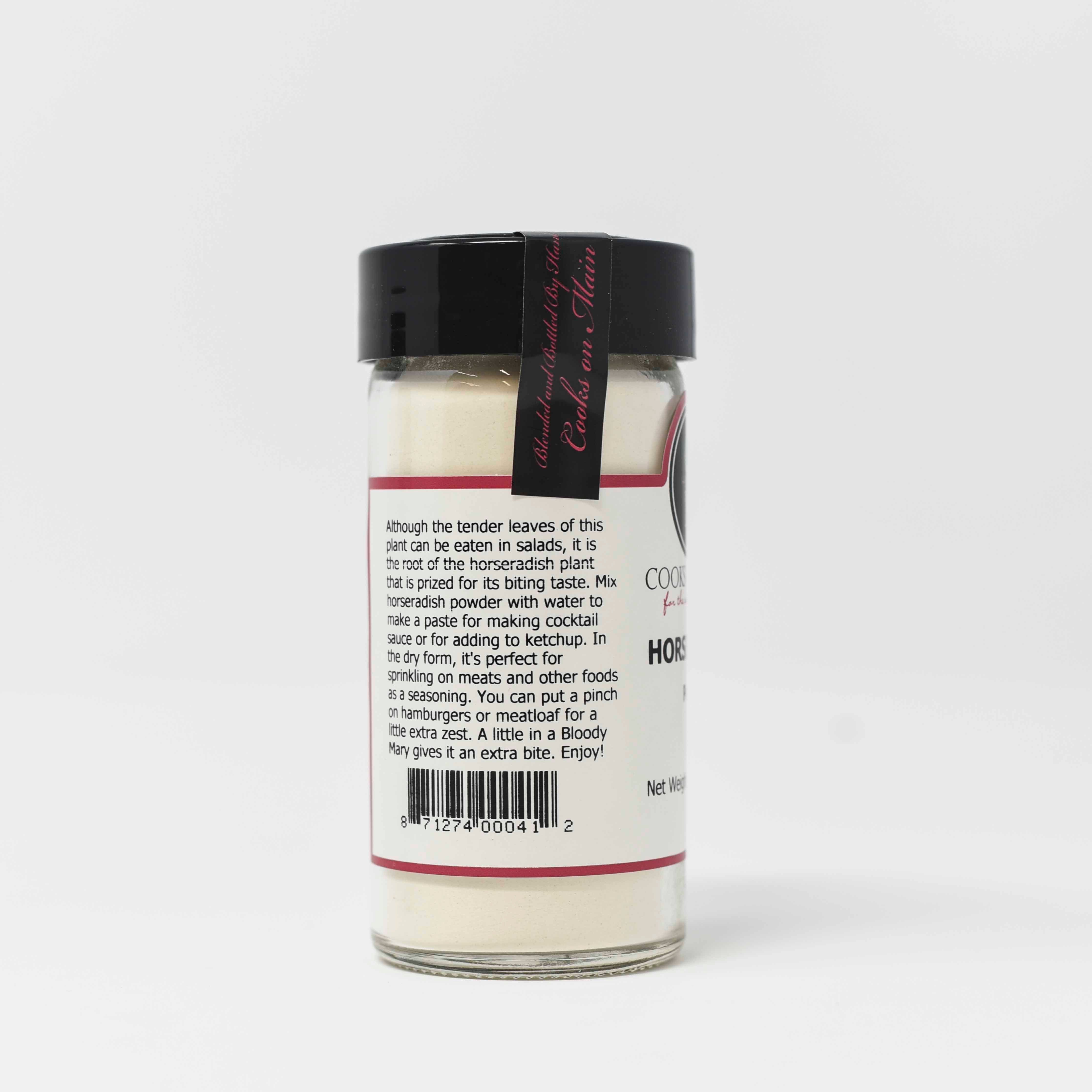 Organic Horseradish Powder - Pure, Gluten-Free & Non-GMO - Perfect for Sauces, Marinades & Cocktails - 4oz Resealable Bag