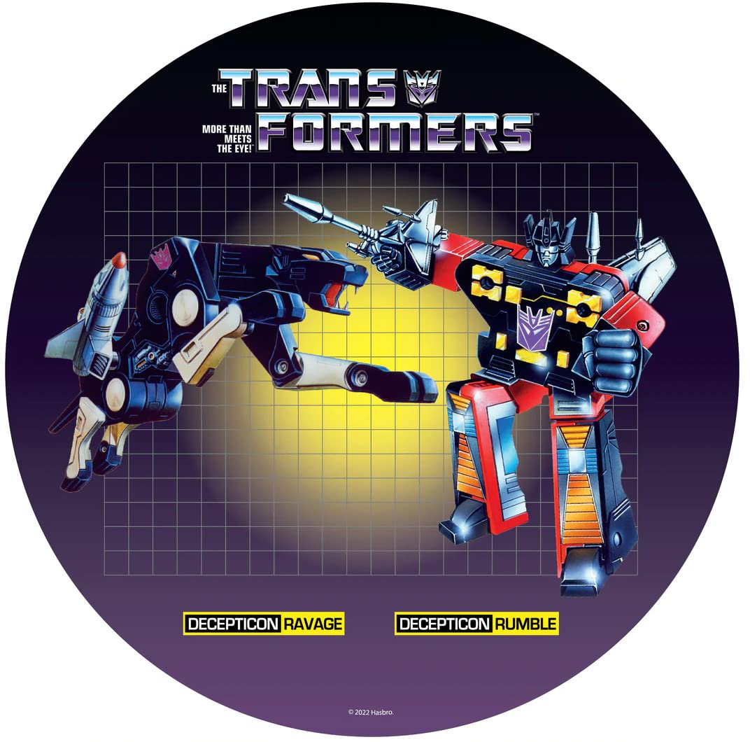 Transformers Ravage and Rumble Mouse Pad - Colorful Gaming & Office Mousepad for Computers, Laptops - Perfect for Gamers, Programmers & Office Workstations