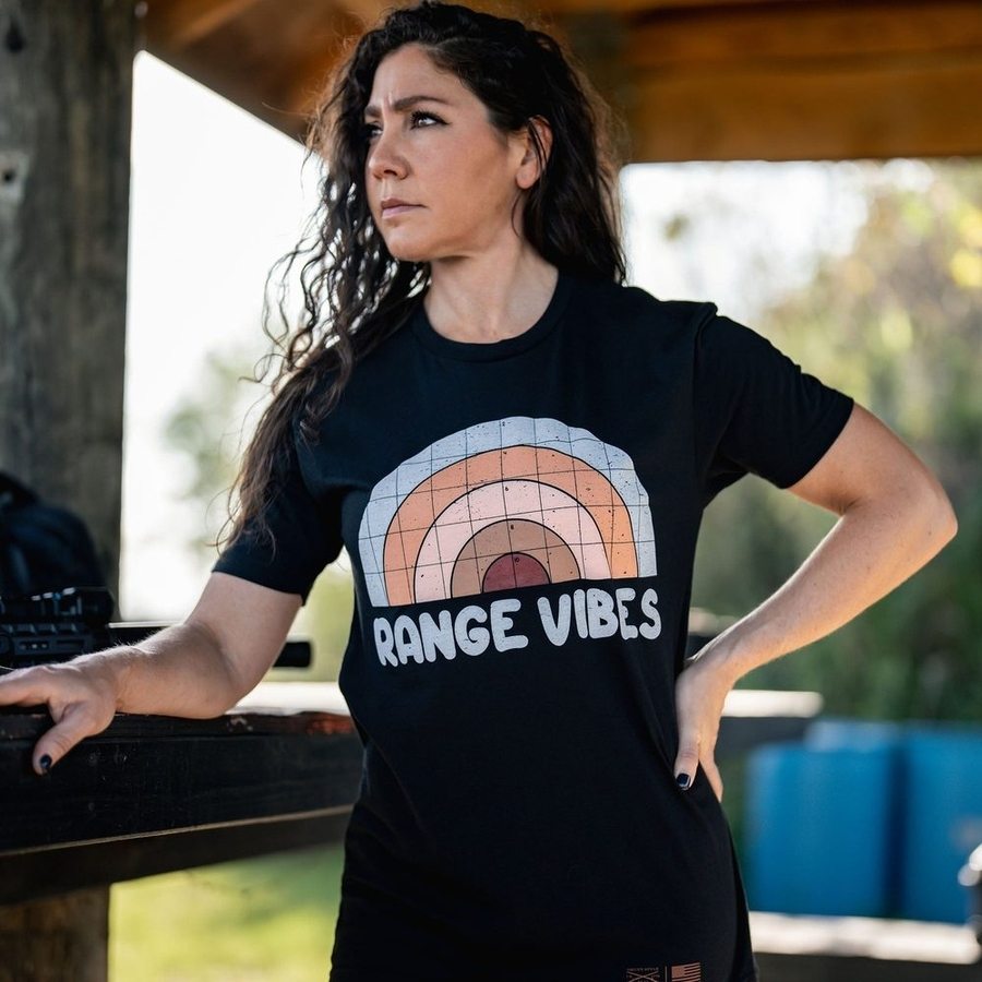 Women's Range Vibes Boyfriend Fit T-Shirt - Soft Cotton Relaxed Fit Tee for Casual Wear & Everyday Outfits | Perfect for Weekend, Lounge & Street Style