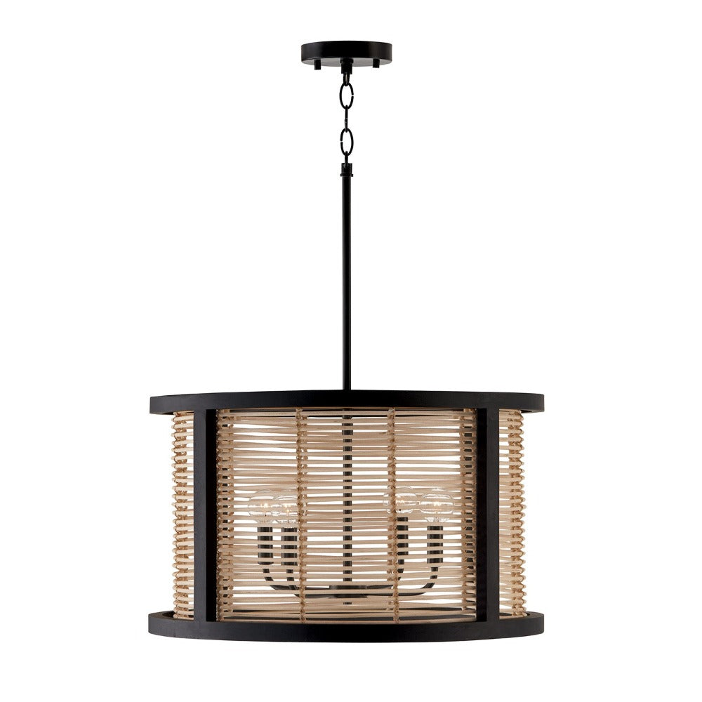 Zara 4-Light Modern Pendant Lighting Fixture - Perfect for Kitchen Island, Dining Room, or Entryway Lighting