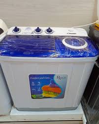 Roch 7kg Portable Twin Tub Washing Machine - Compact Laundry Solution for Apartments, Camping & RVs | Semi-Automatic with Wash & Spin Cycle