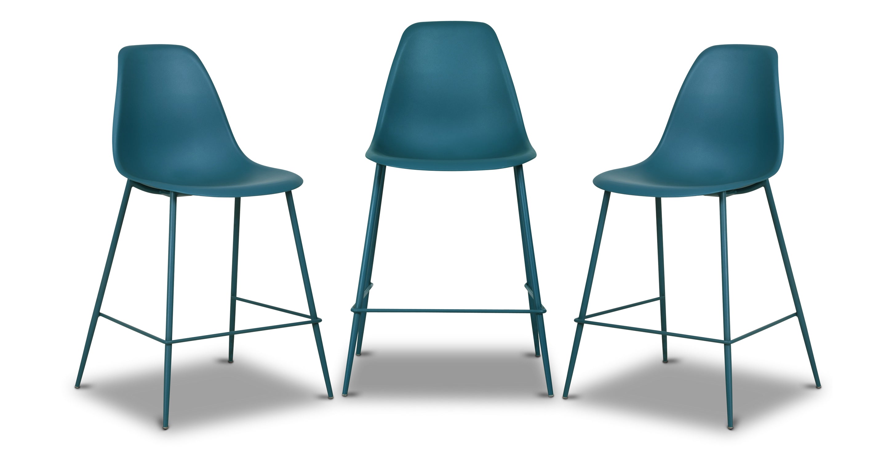 Isla Counter Height Stool - Adjustable Bar Stool with Backrest, Modern Kitchen Island Stool for Dining & Breakfast Nook, Perfect for Home, Cafe & Restaurant Use