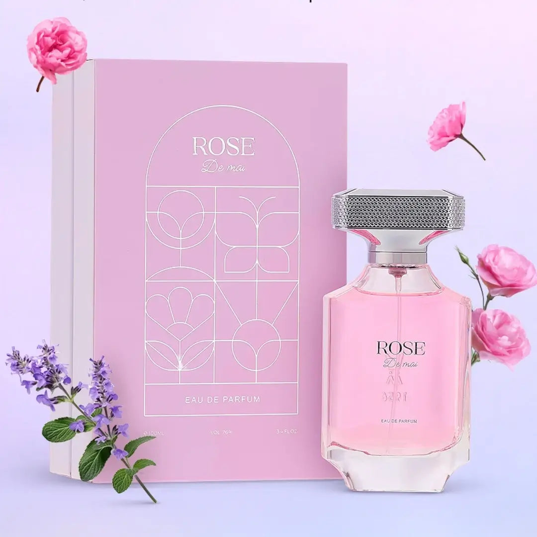 Rose de Mai Eau de Parfum 100ml - Floral Perfume for Women, Long-Lasting Luxury Fragrance | Perfect for Date Nights, Weddings & Special Occasions