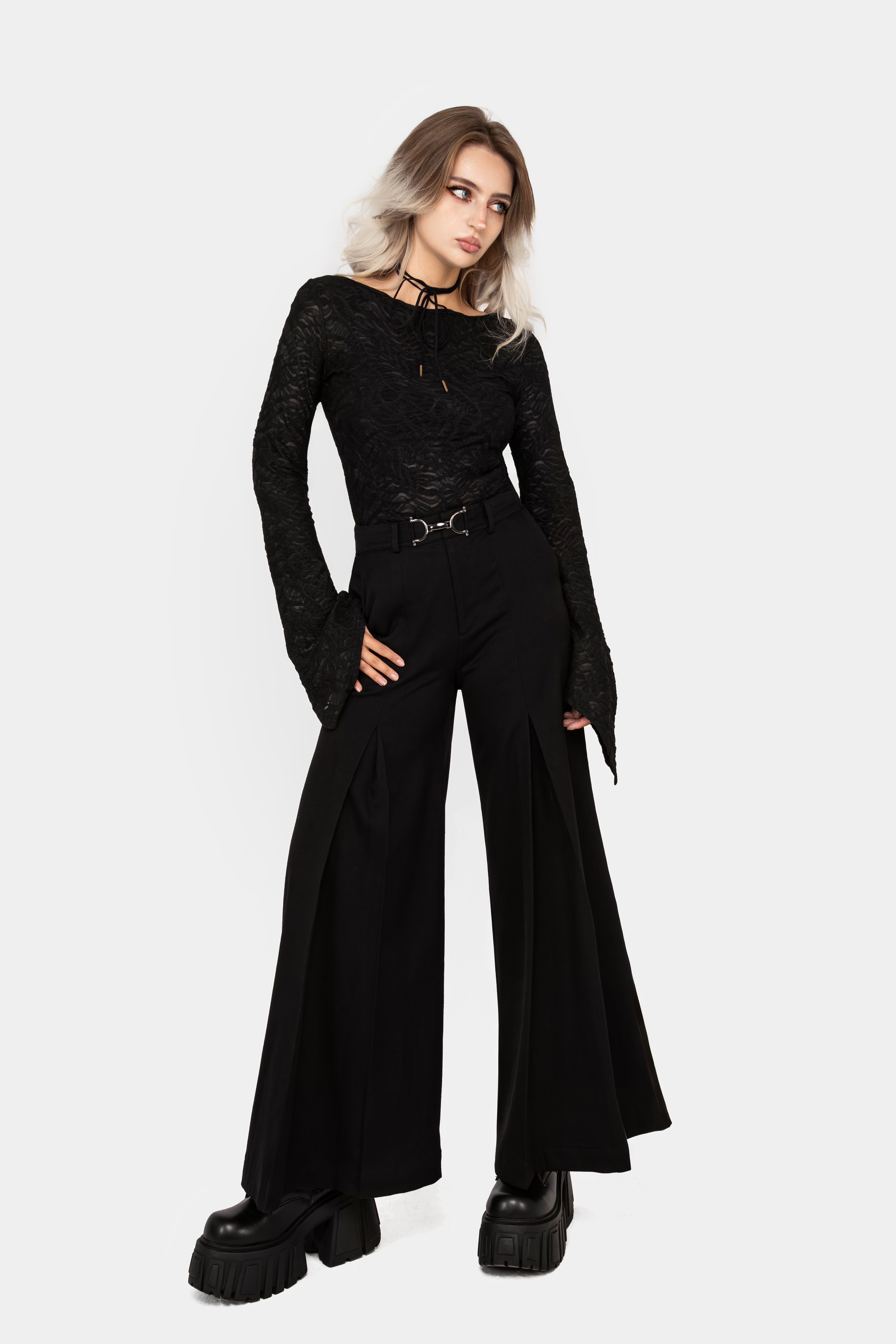 Reinette Flute Sleeve Top - Elegant Women's Blouse for Casual & Office Wear | Perfect for Date Nights & Special Occasions