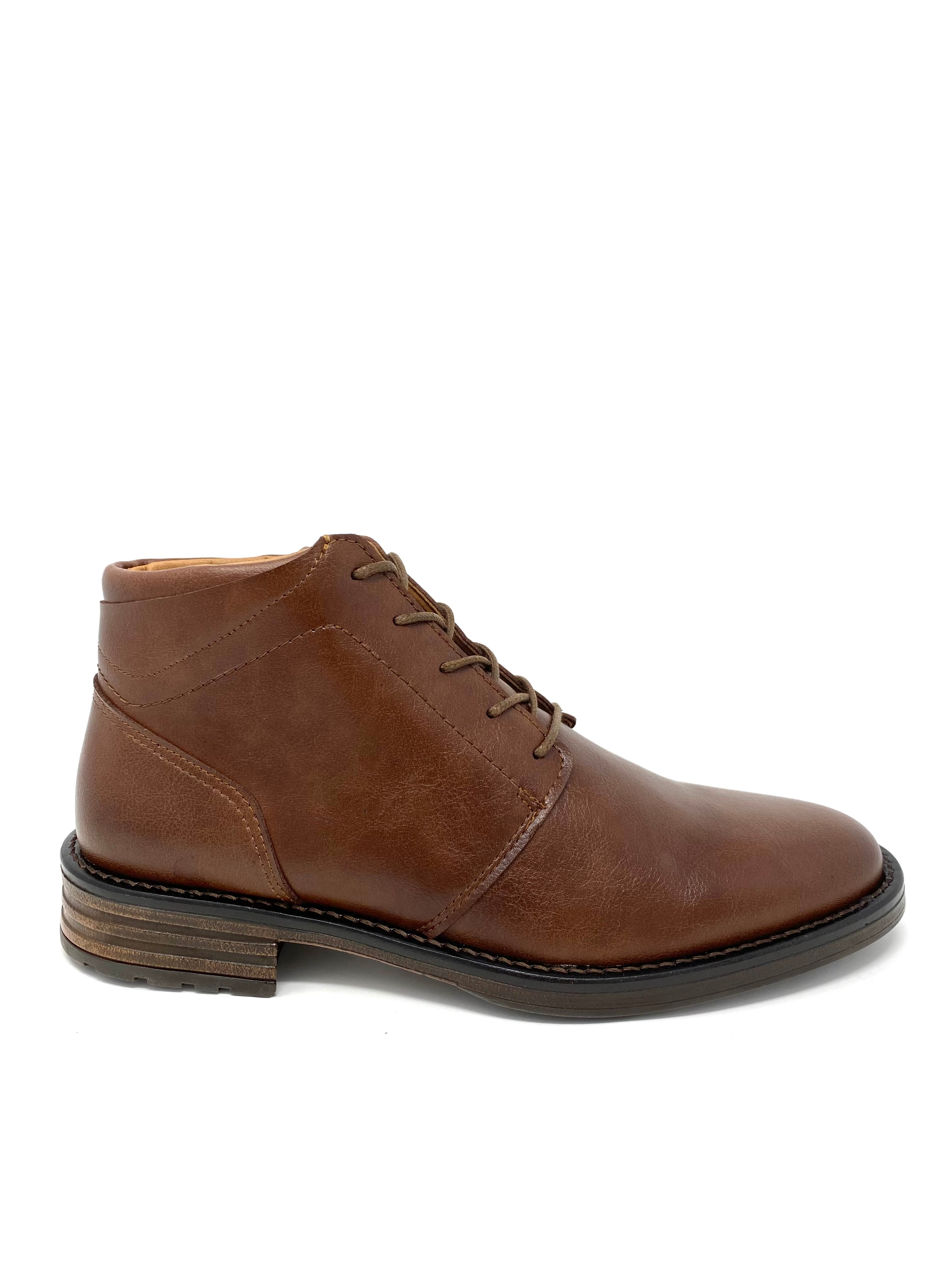 Novacas Fernando Tan Leather Boots for Men - Stylish & Comfortable Ankle Boots for Casual Wear, Outdoor Hiking & Everyday Fashion