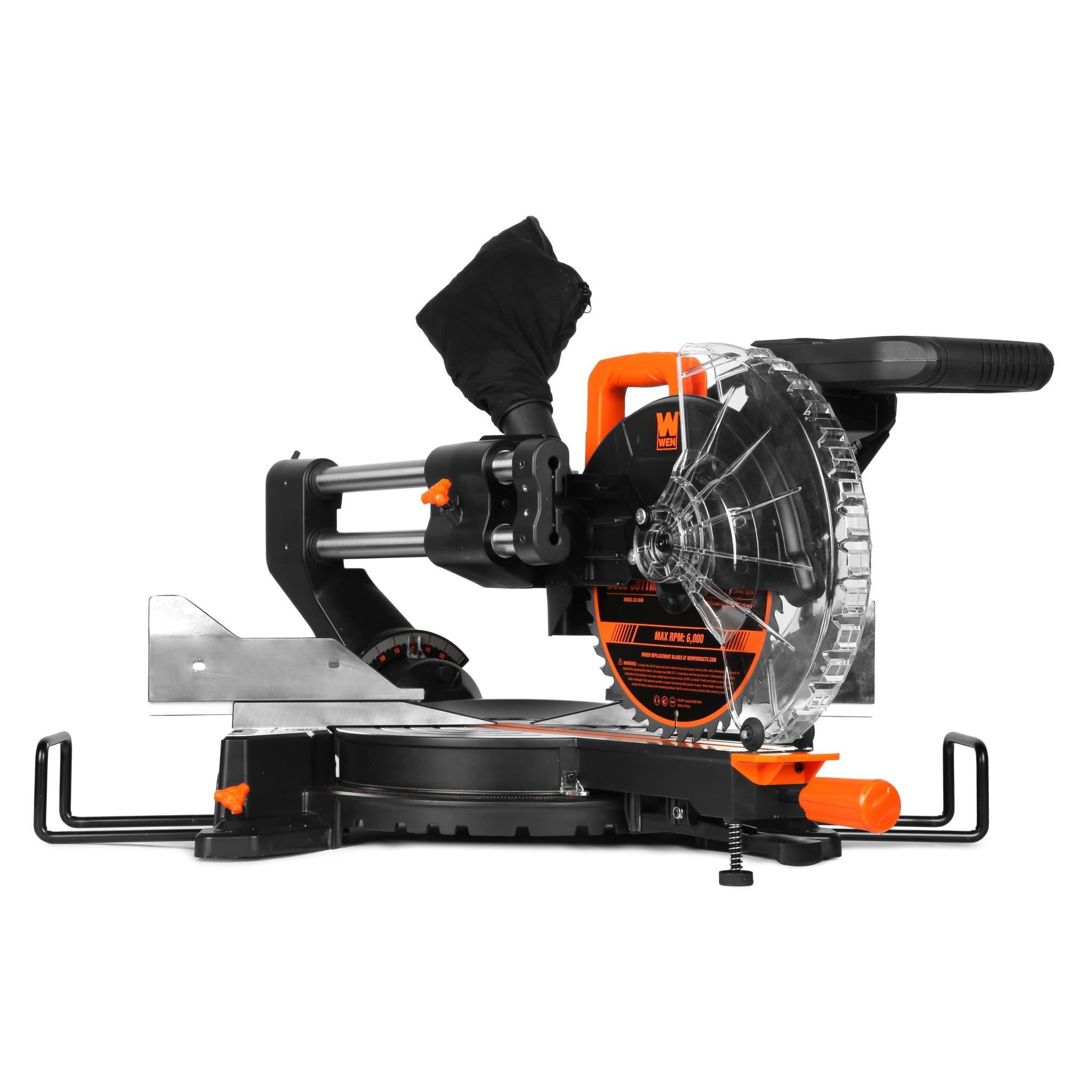 WEN MM1015 15 Amp 10 Inch Dual Bevel Sliding Compound Miter Saw with LED Cutline - Perfect for Woodworking, DIY Projects, and Professional Construction Use
