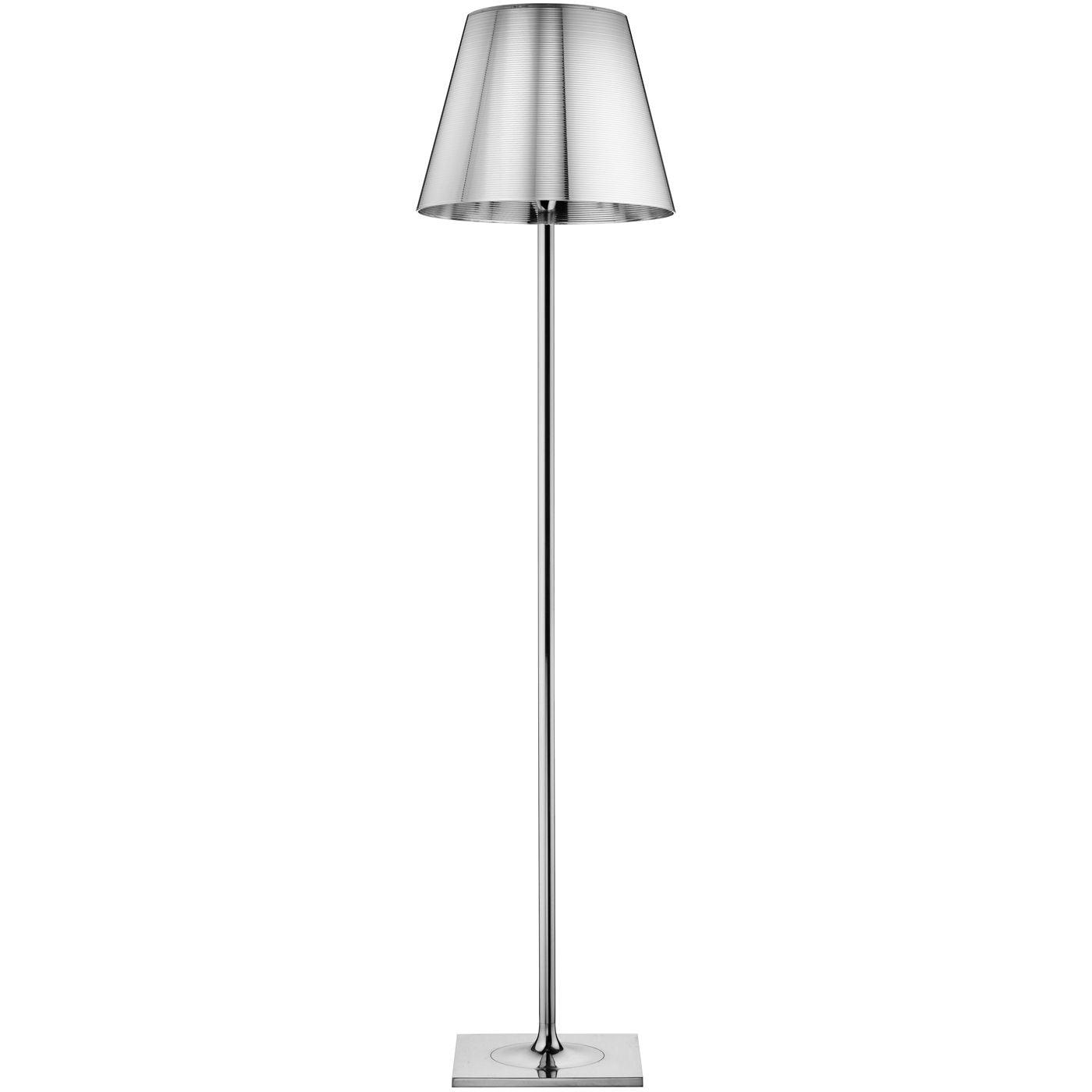 Chrome Prism Floor Lamp - Modern LED Standing Light for Living Room, Bedroom & Office - Dimmable Ambient Lighting for Home Decor & Workspace