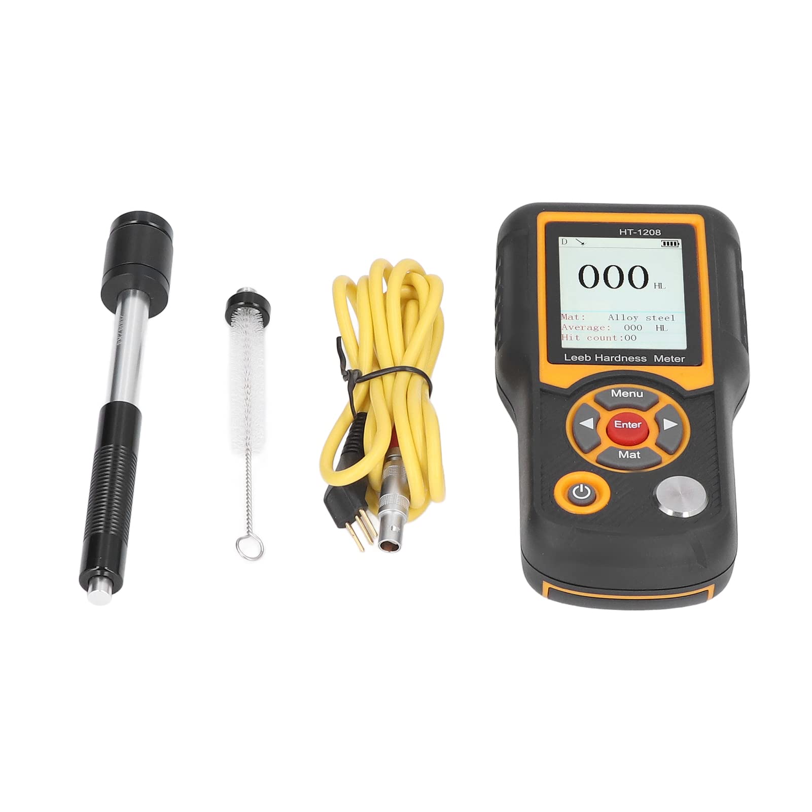 Digital Hardness Tester Kit 170HL-960HL | Portable ABS Durometer with High Accuracy & TFT Color Screen (HT-1208) | Ideal for Metal, Plastic & Rubber Testing in Industrial & DIY Projects