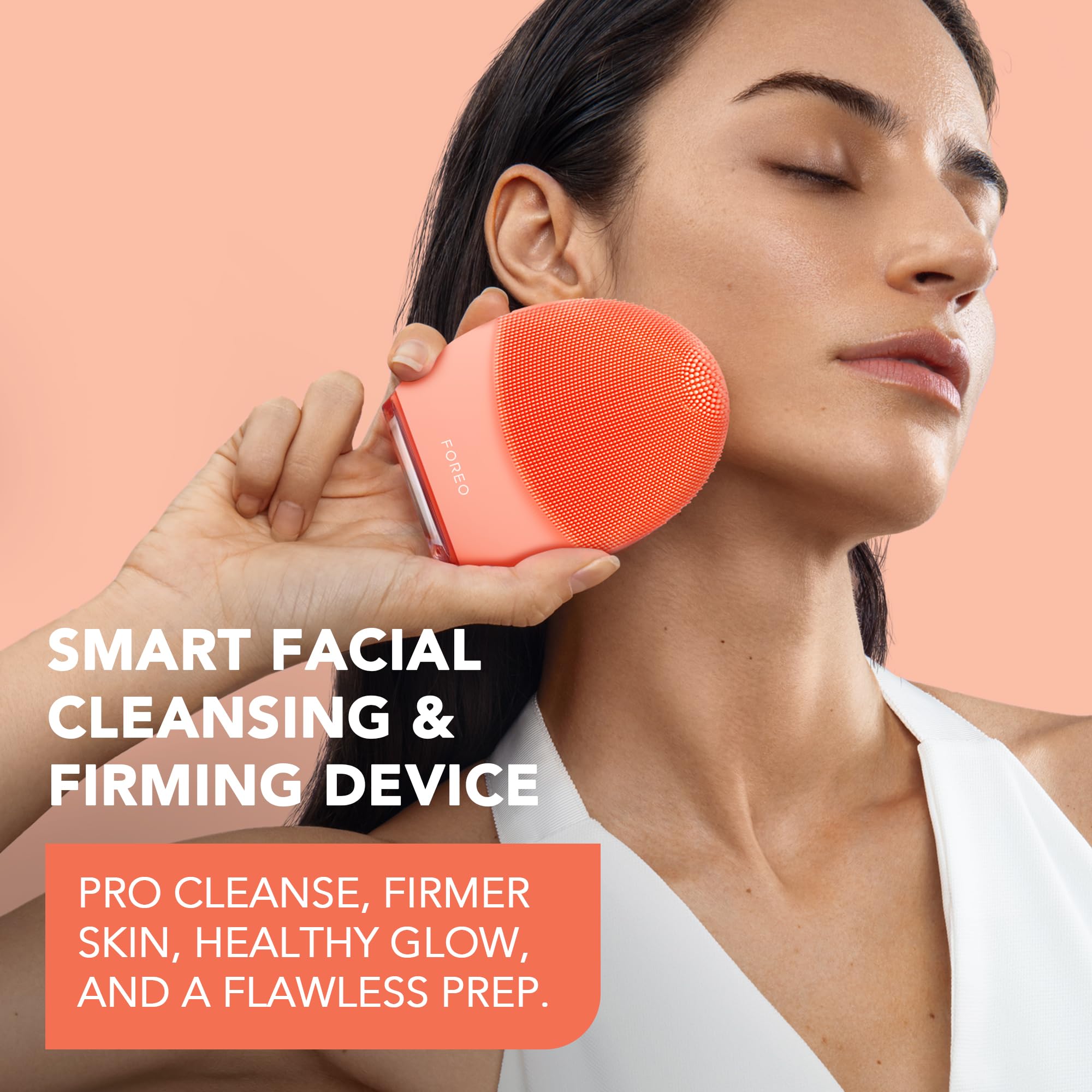 FOREO LUNA 4 Facial Cleansing Brush & Massager - Anti-Aging Skincare Device for Deep Cleansing, Firming & Enhancing Product Absorption | Perfect for Daily Face Wash Routine & Spa-Like Skincare at Home