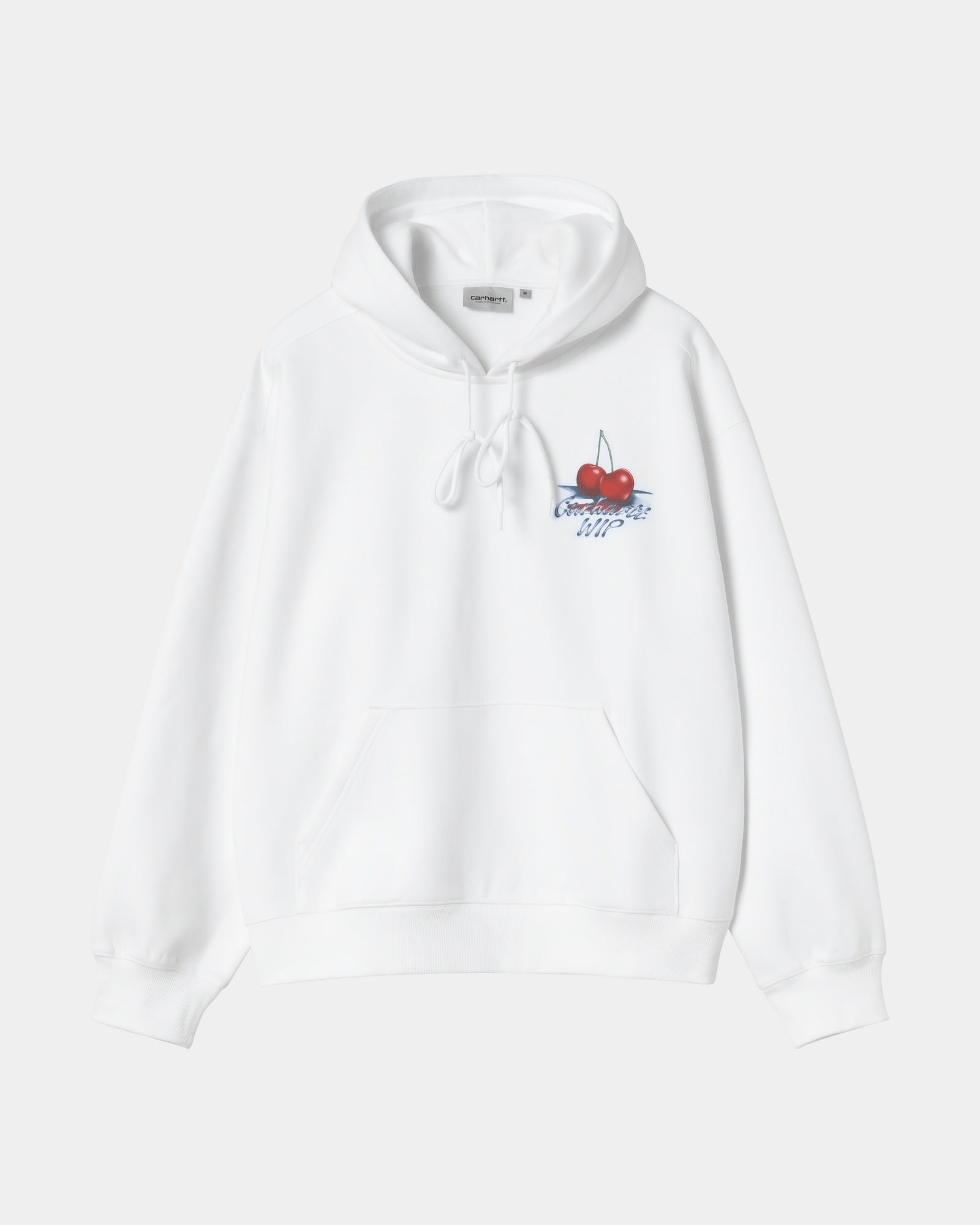 Jake Garcia Hooded Sweatshirt for Men - Soft Cotton Pullover with Kangaroo Pocket | White | Casual Streetwear for Everyday Comfort & Style