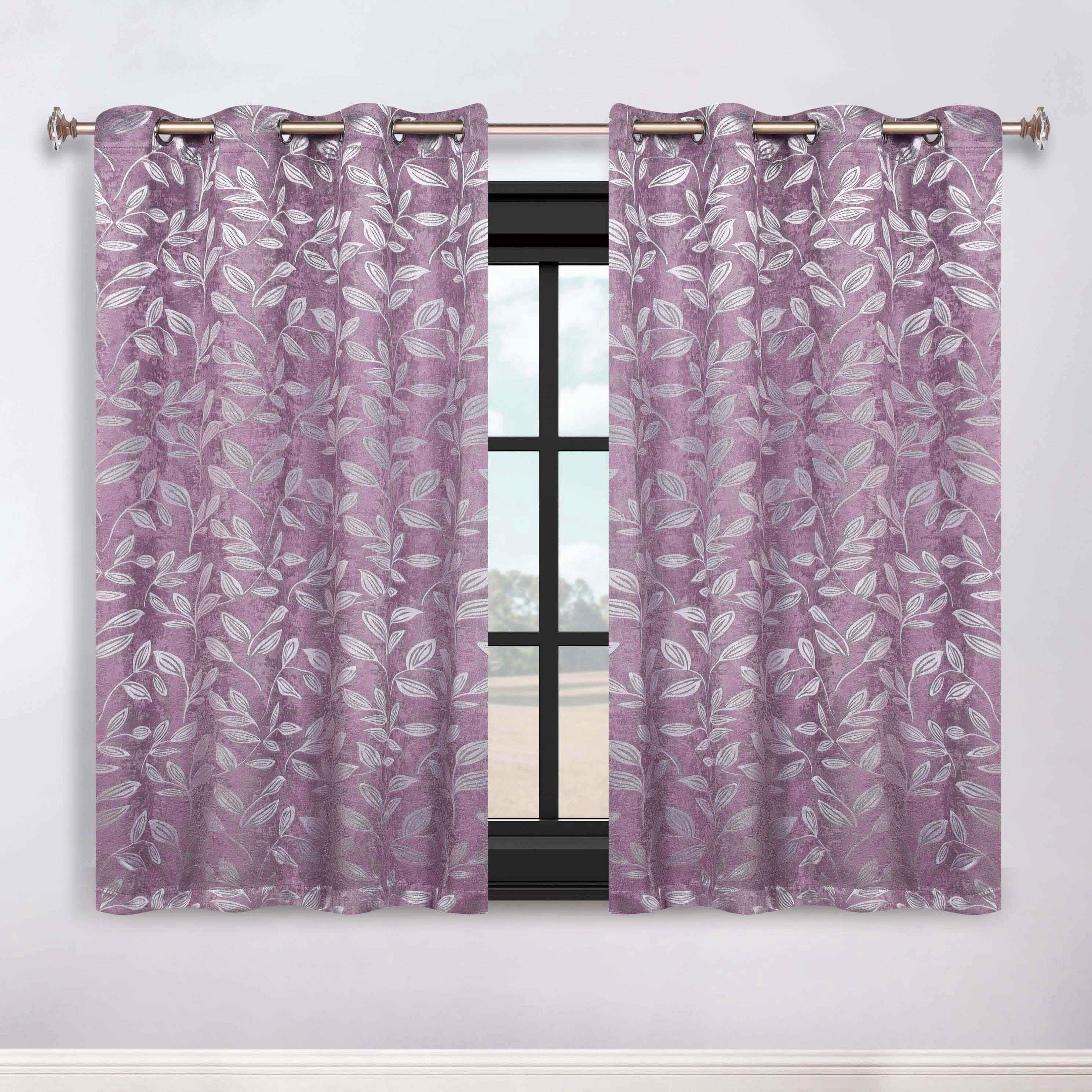 Machine Washable Blackout Curtains for Bedroom - Set of 2 Panels, Thermal Insulated Room Darkening Drapes for Nursery, Living Room & Home Theater