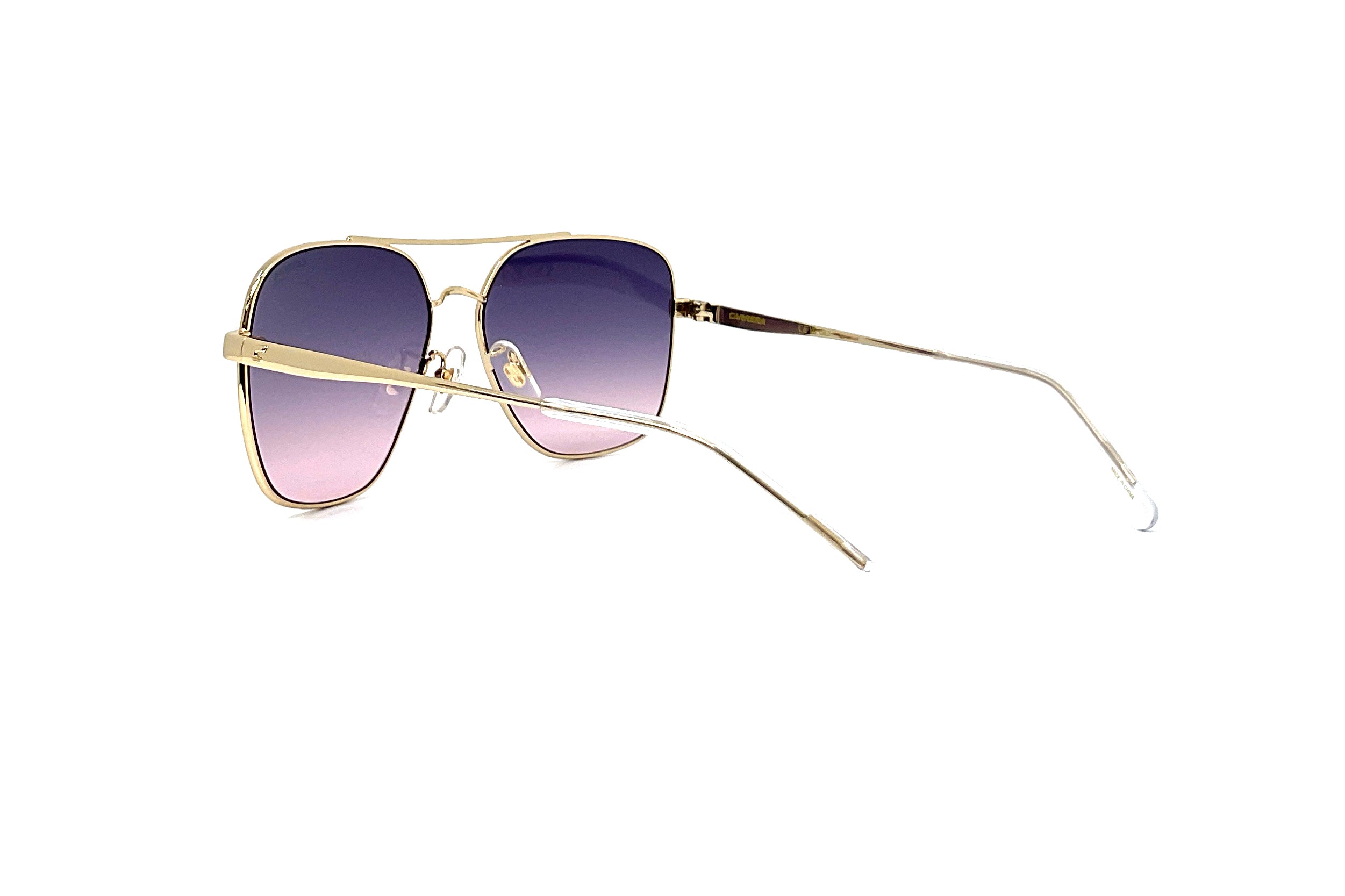 Carrera 3019/S Gold Crystal Sunglasses - Polarized UV Protection Aviator Glasses for Men & Women - Perfect for Driving, Travel, and Outdoor Activities