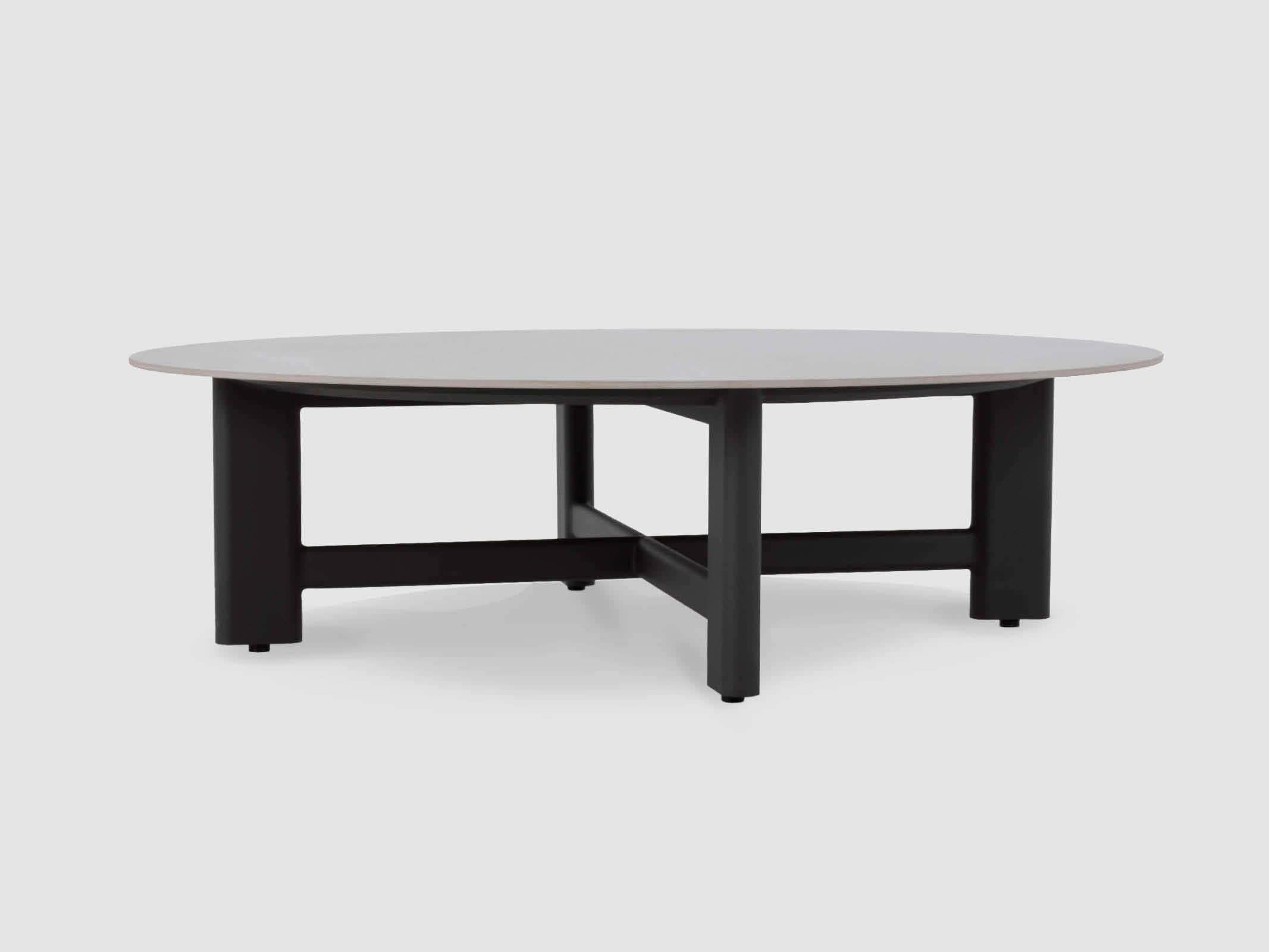 Modern Round Coffee Table - Stylish & Durable Living Room Centerpiece for Home Decor, Small Spaces & Cozy Gatherings