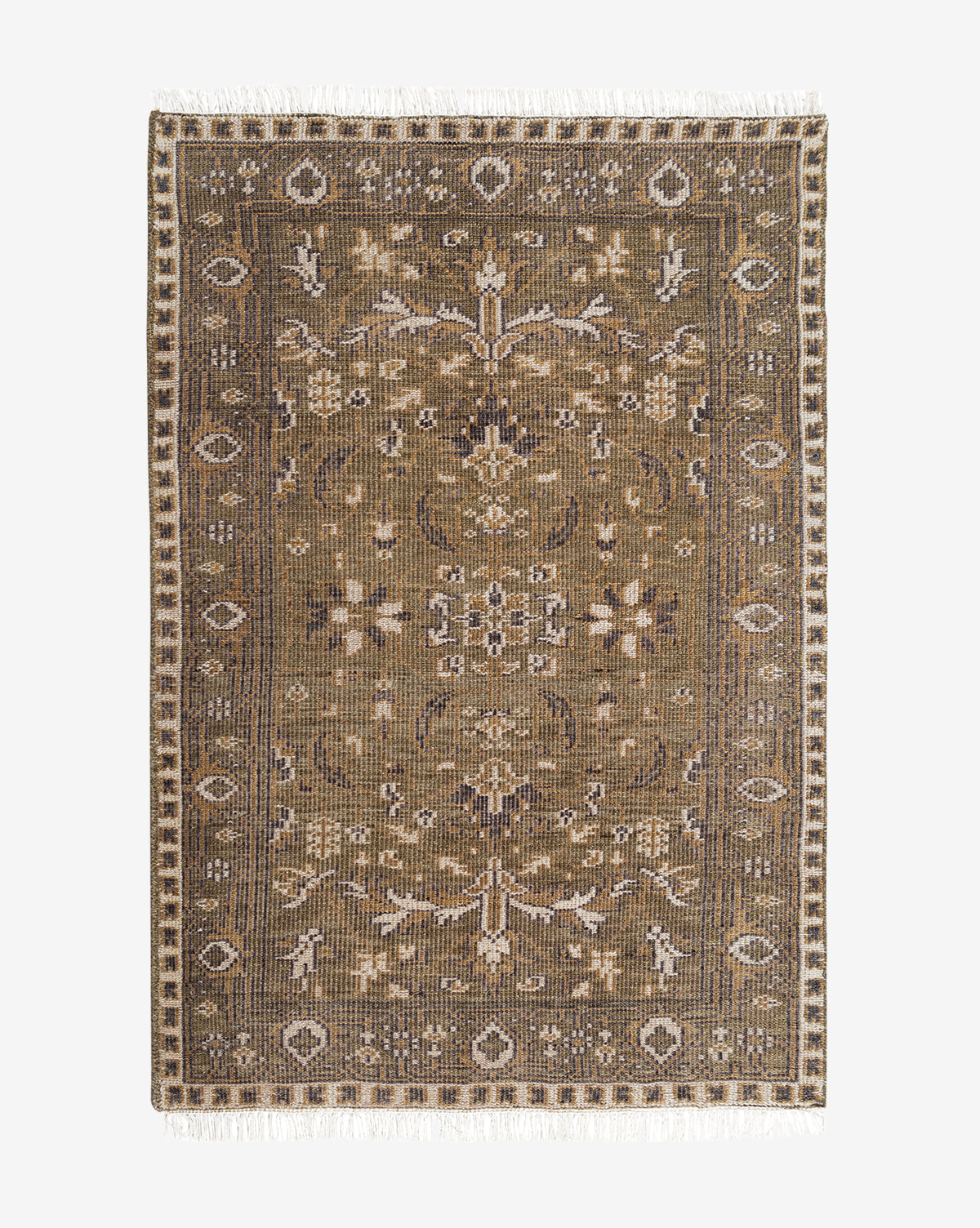 Wayland Hand Knotted Wool Rug - Premium Handmade Area Rug for Living Room, Bedroom & Dining Room - Soft & Durable Home Decor