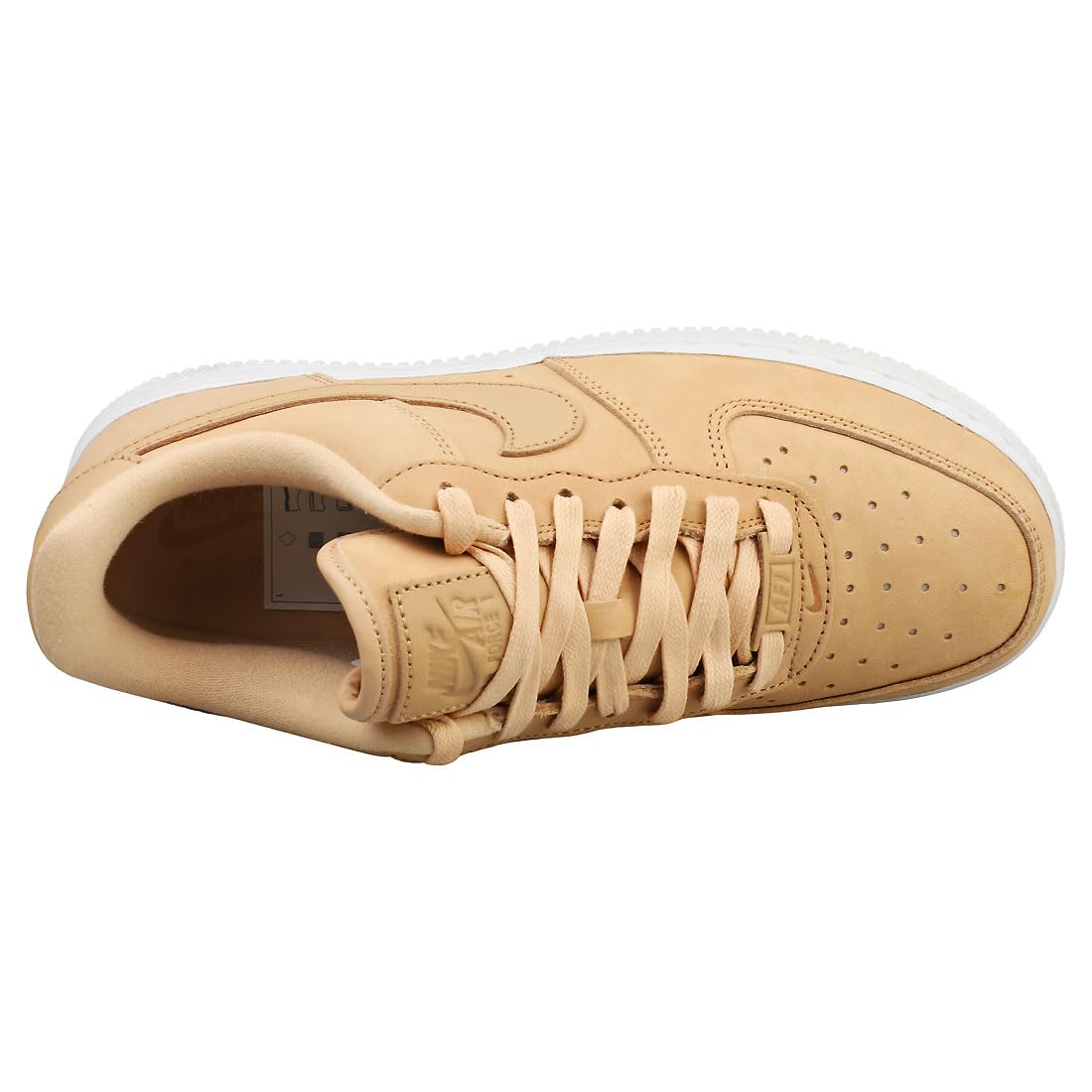 Nike Women's Air Force 1 Premium MF Vachetta Tan/White Sneakers Size 9.5 - Comfortable Casual Shoes for Walking, Running & Everyday Wear