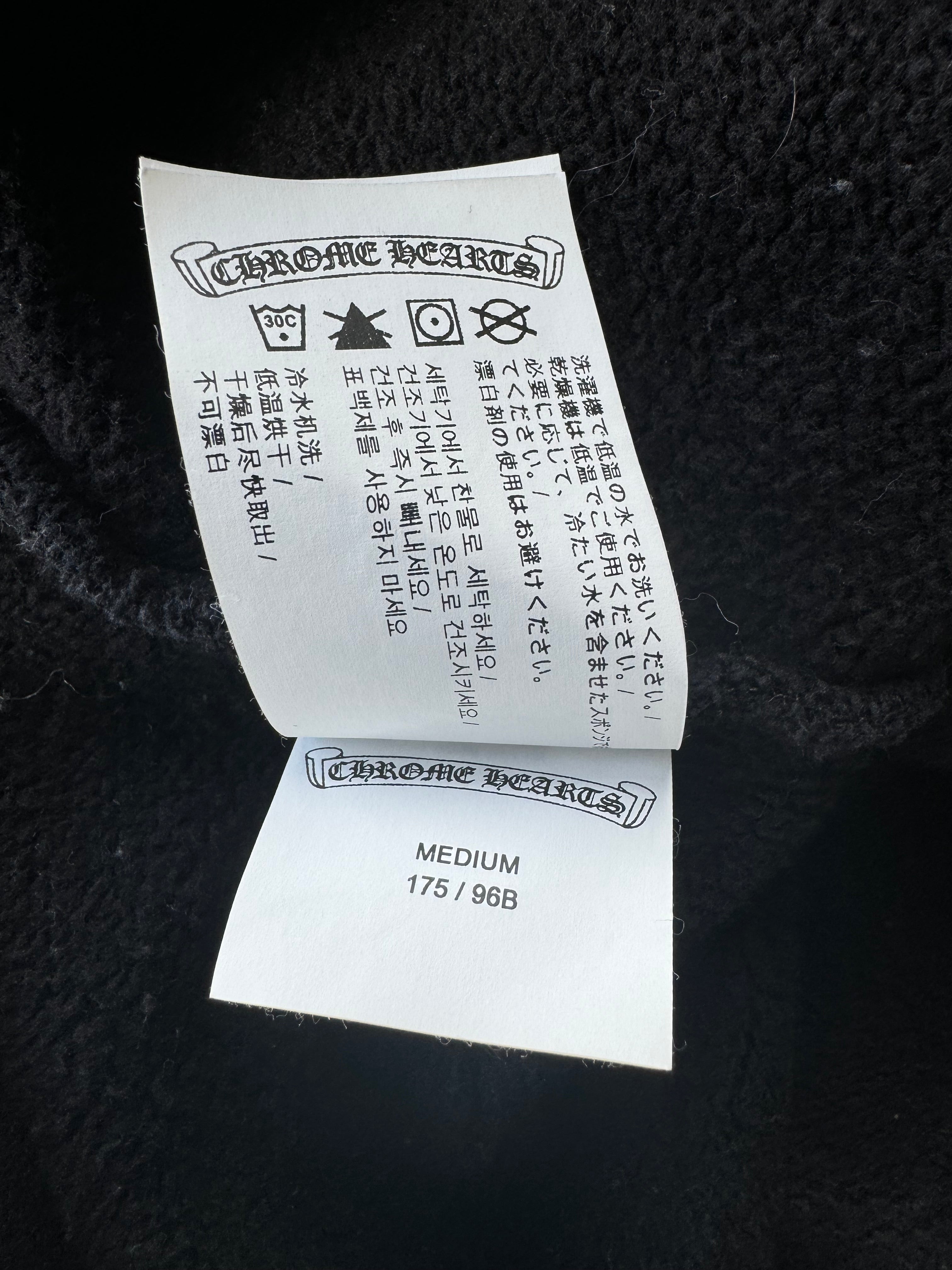 Chrome Hearts Black & White Triple Cross Embroidered Hoodie for Men - Gothic Streetwear Fashion | Perfect for Casual Wear, Parties & Urban Outfits
