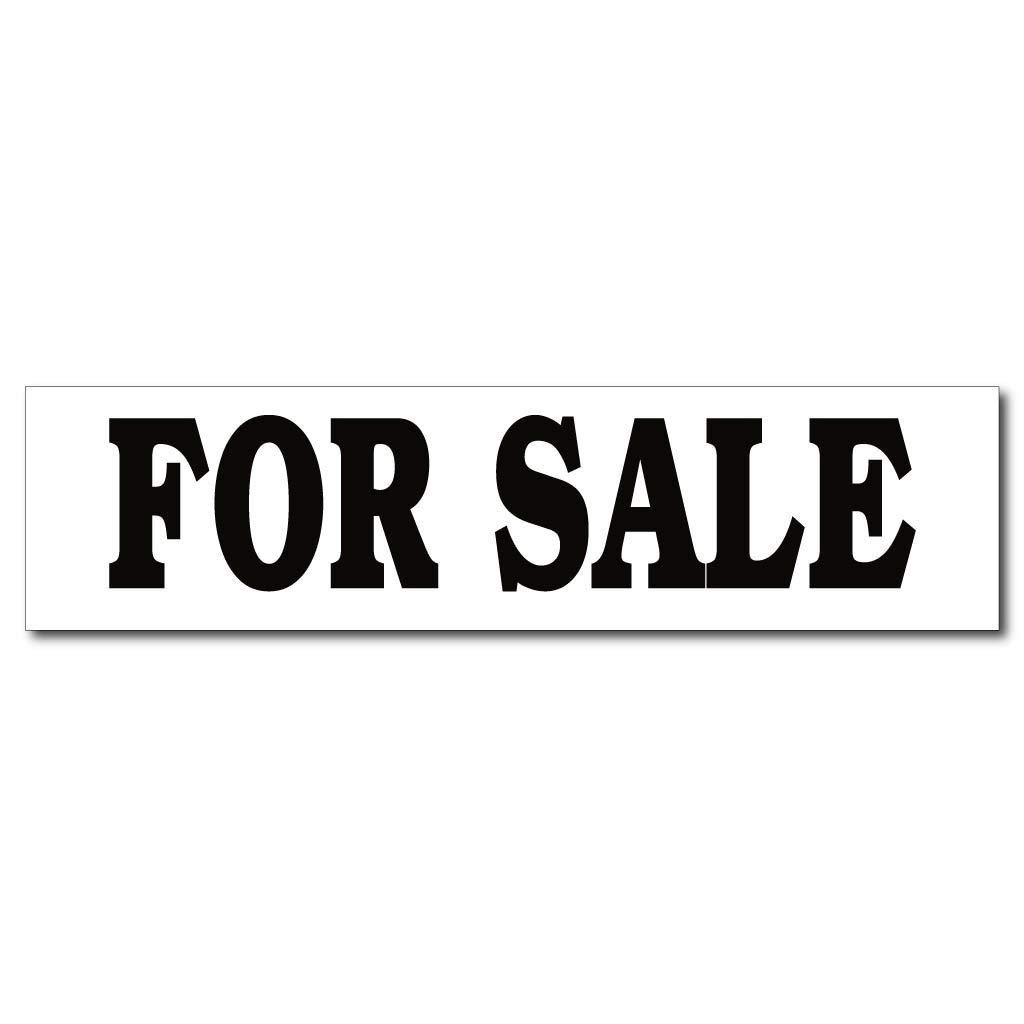 VictoryStore Realtor Yard Signs - Set of 4 Double-Sided Rider Signs with 8 Pins (6x24 Inches, Black Print) - Perfect for Open Houses, Property Listings & Real Estate Marketing