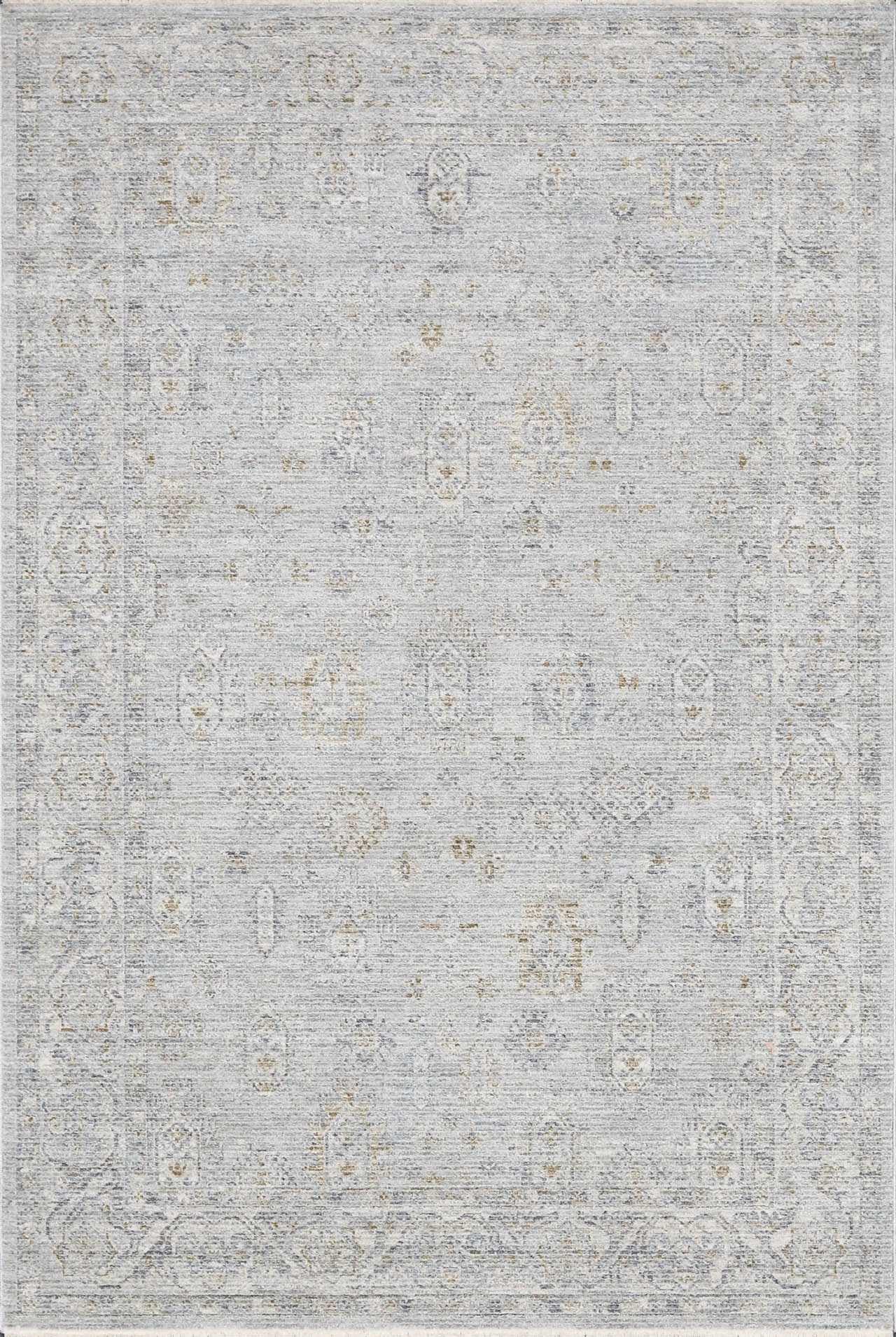 Hauteloom Cuebie Soft Plush Area Rug for Living Room and Bedroom - Gray & Green - 7'10