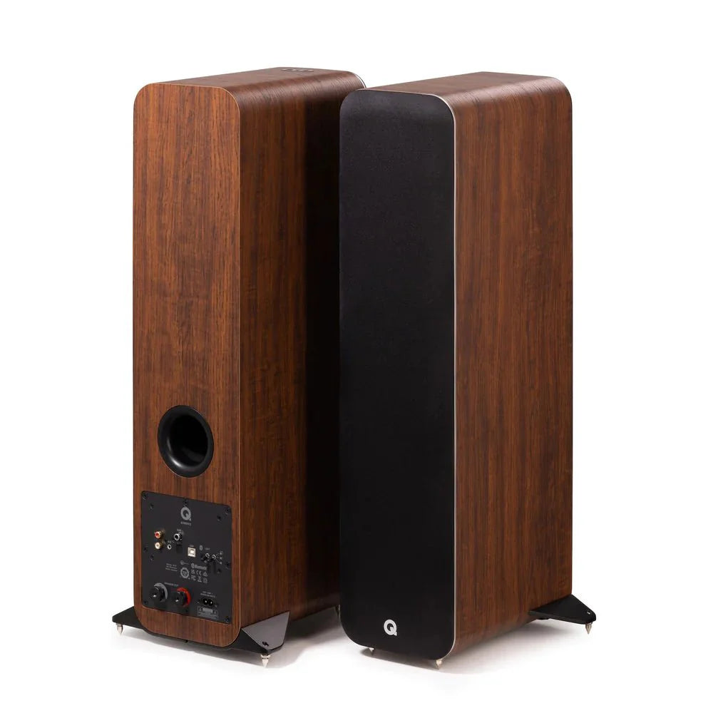 Q Acoustics M40 HD Wireless Bluetooth Speakers - High-Definition Powered Music System for Home, Office, and Party Use