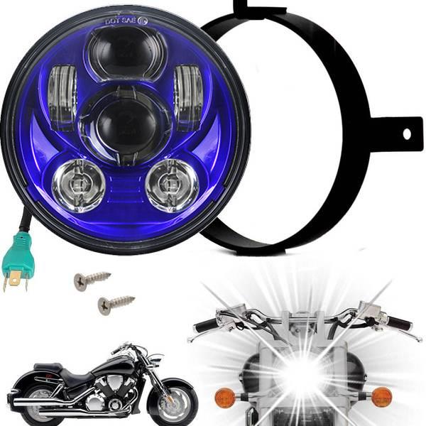 Eagle Lights Generation III LED Headlight Kit for Honda VTX 1300 & 1800 Motorcycles - High Brightness, Easy Installation with VTX Bracket & Hardware - Perfect for Night Riding and Enhanced Visibility