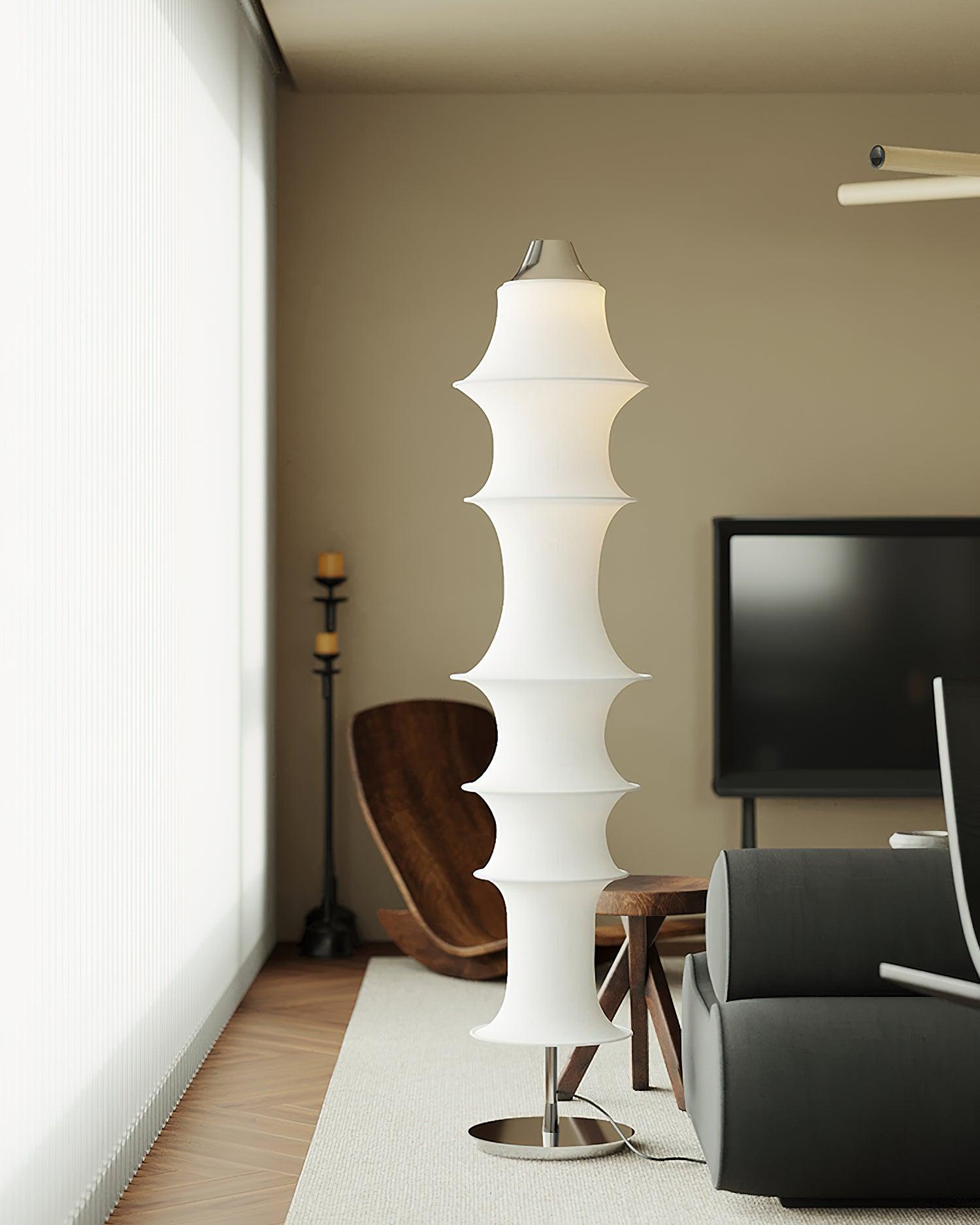 Modern Auston Floor Lamp - Adjustable Brightness LED Standing Light for Living Room, Bedroom & Office - Perfect for Reading, Working & Relaxing