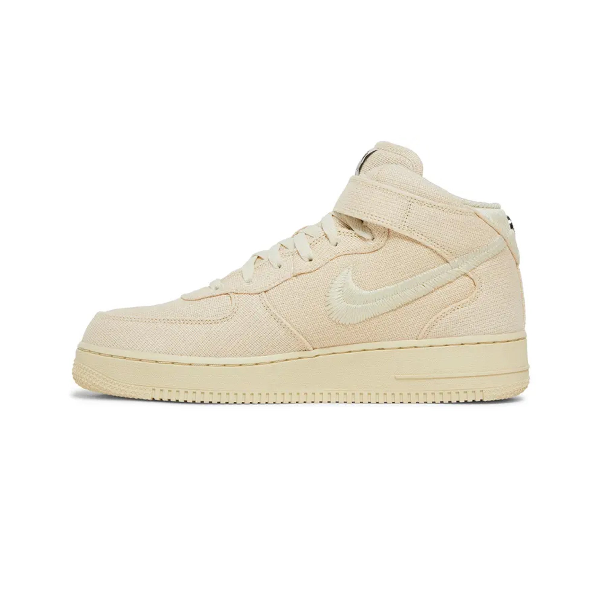 Stussy x Nike Air Force 1 Mid 'Hemp' Sneakers (2022) - Limited Edition Streetwear Shoes for Men | Perfect for Casual Wear, Skateboarding & Urban Fashion