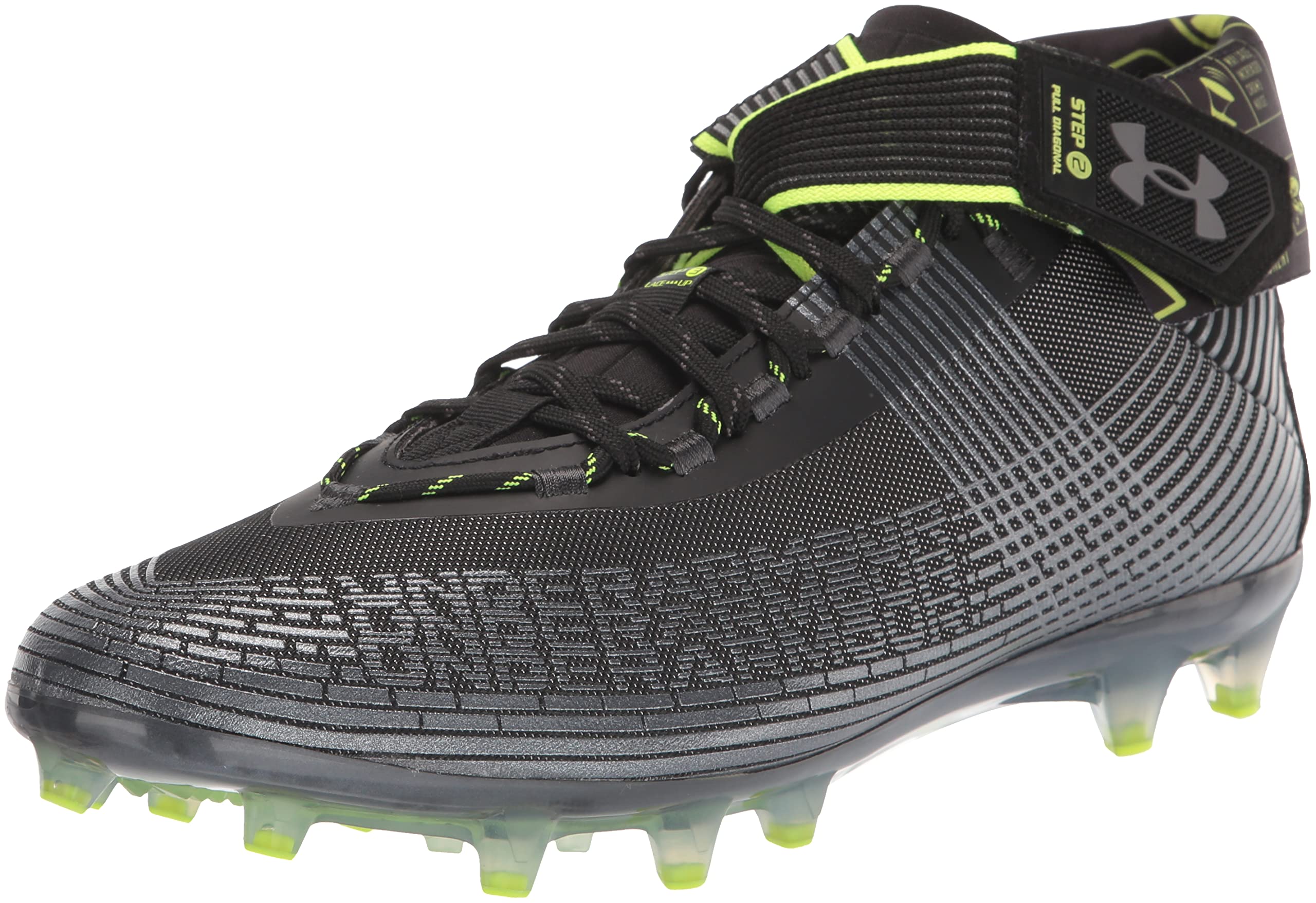 Under Armour Men's Highlight MC Football Cleats - Lightweight & Durable Soccer Shoes for Turf & Grass - Perfect for Training, Games & Competitive Matches
